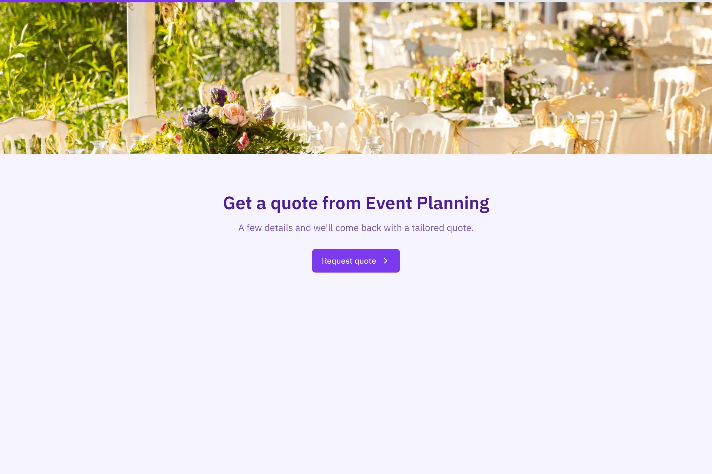 Event Planning Project Proposal template preview