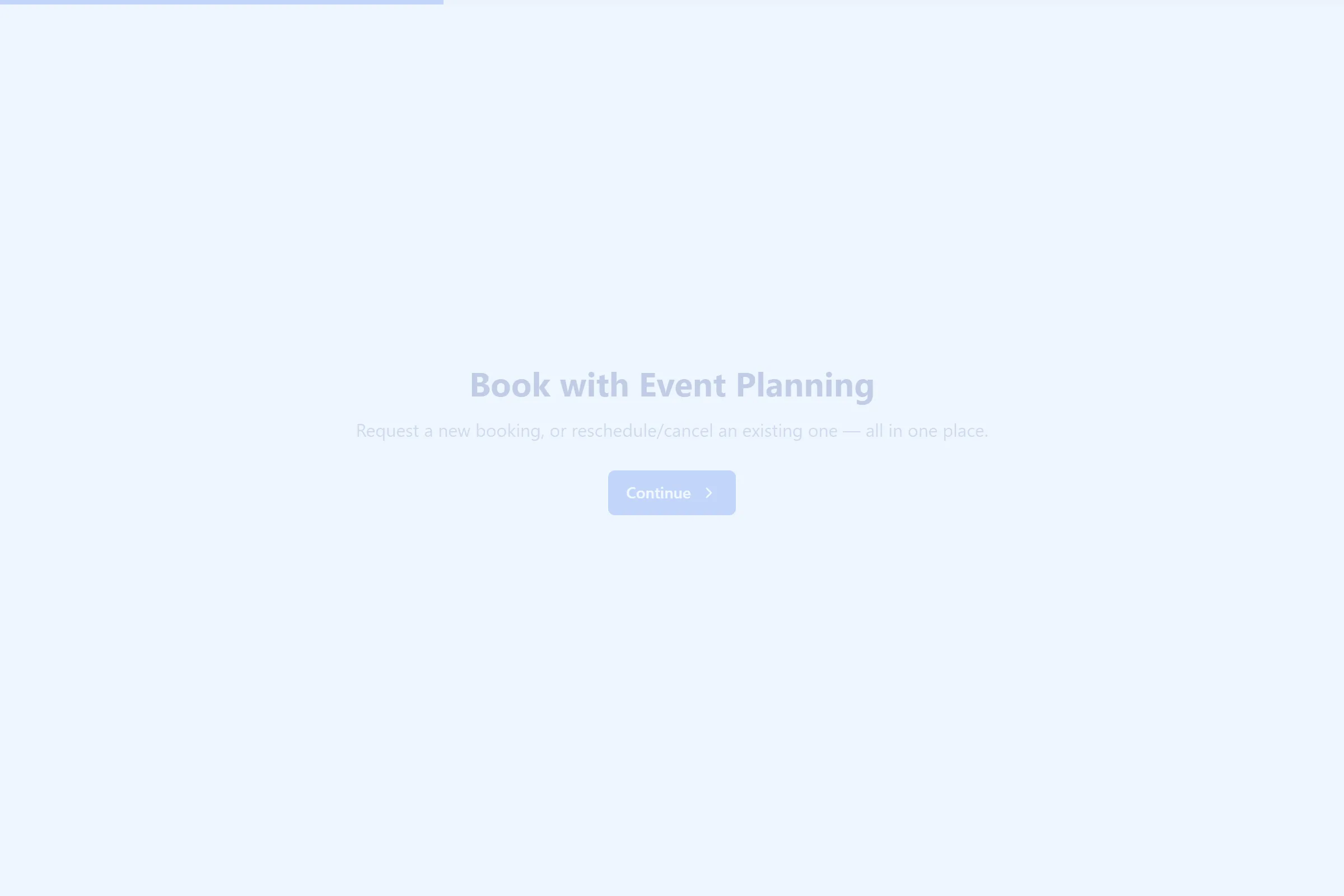 Event Planning Reservation template preview