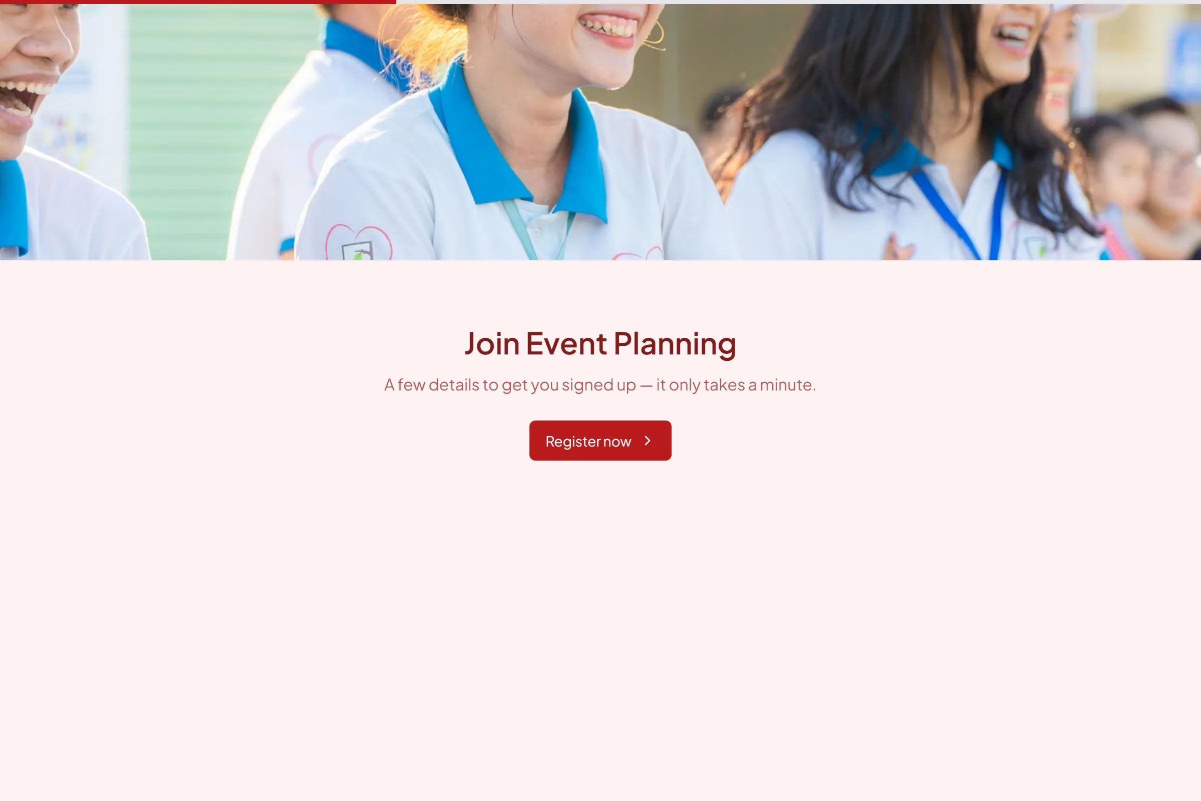 Event Planning Volunteer Application template preview