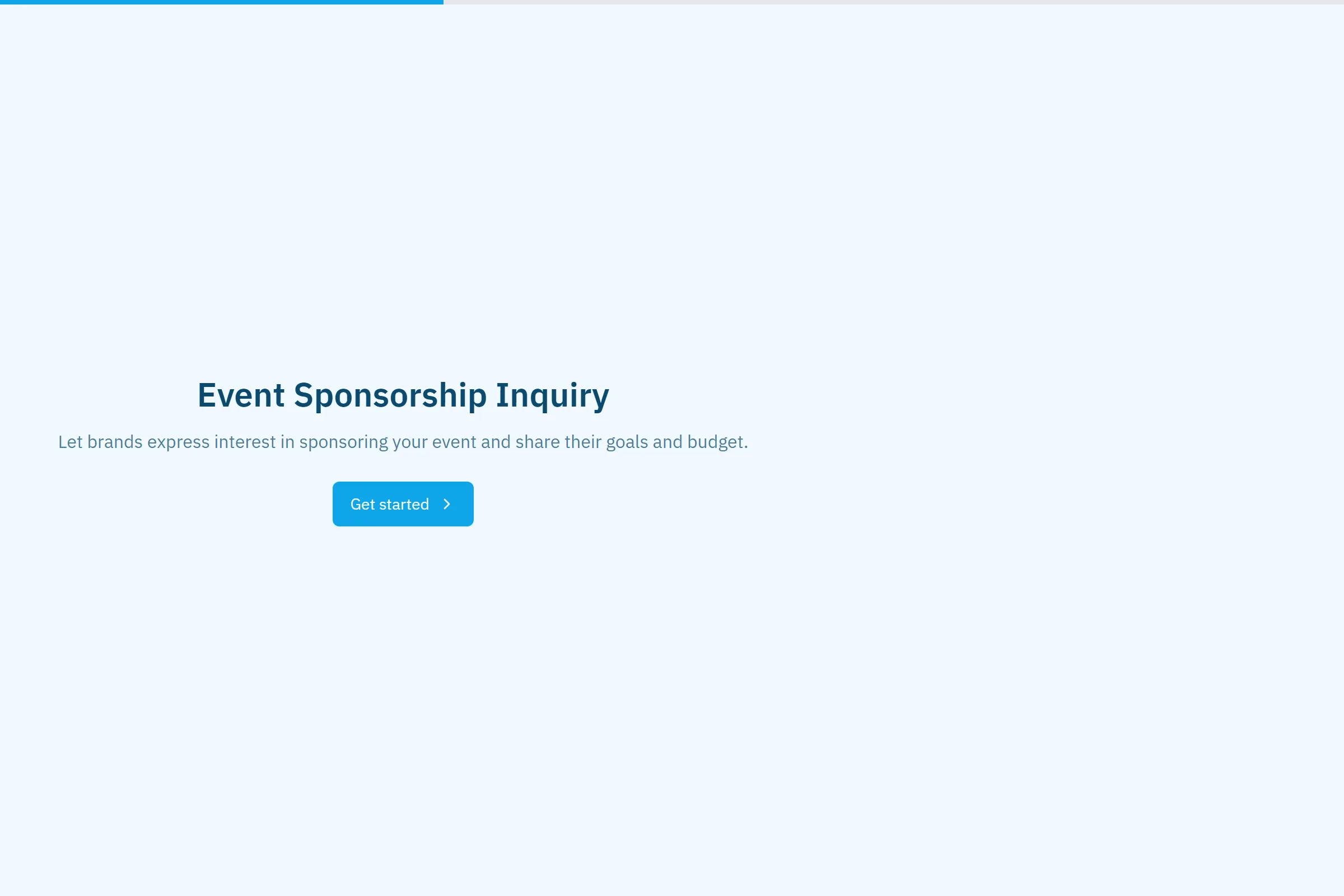Event Sponsorship Inquiry template preview