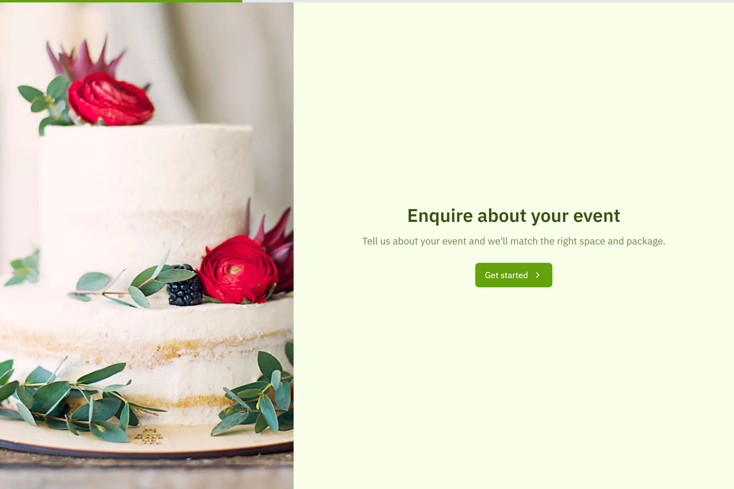 Event Venue Booking Qualifier template preview