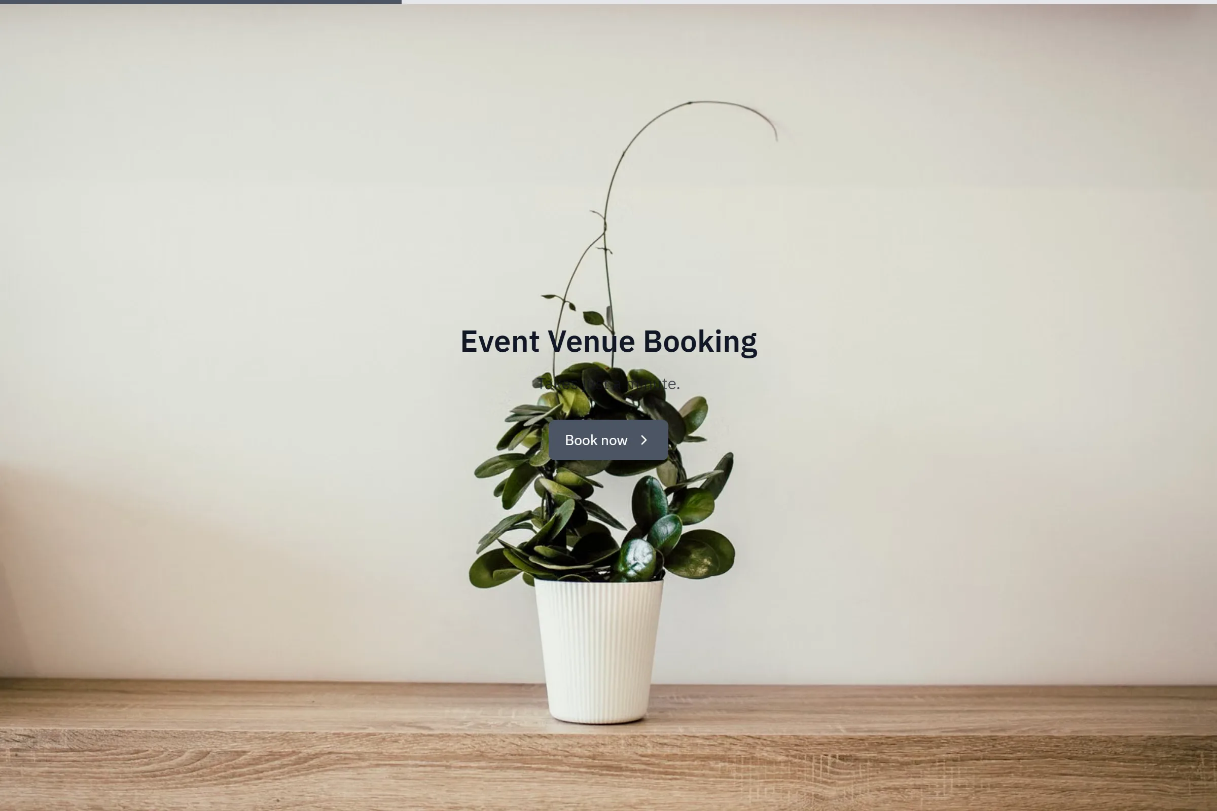 Event Venue Booking template preview