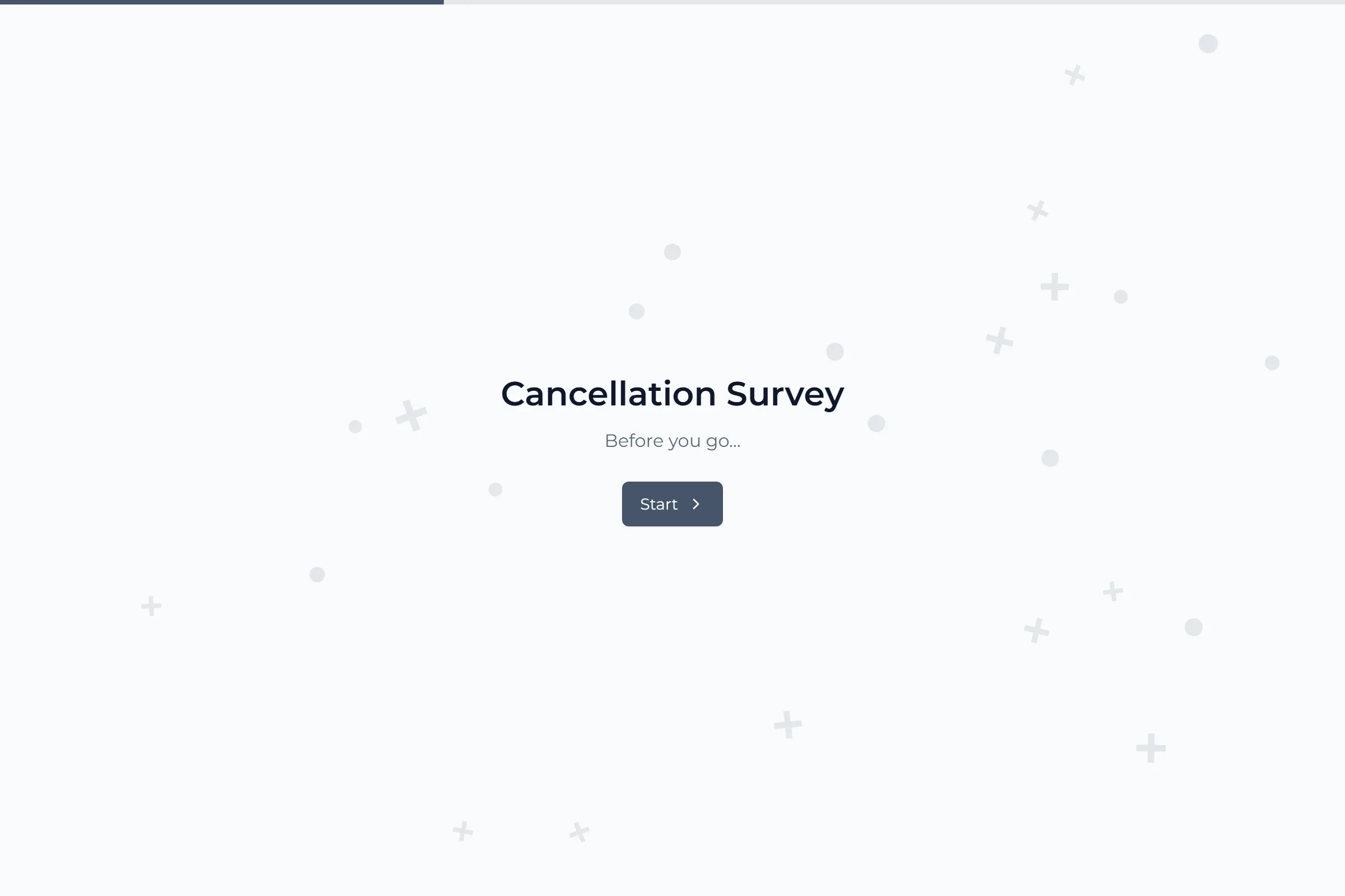Cancellation Survey template preview