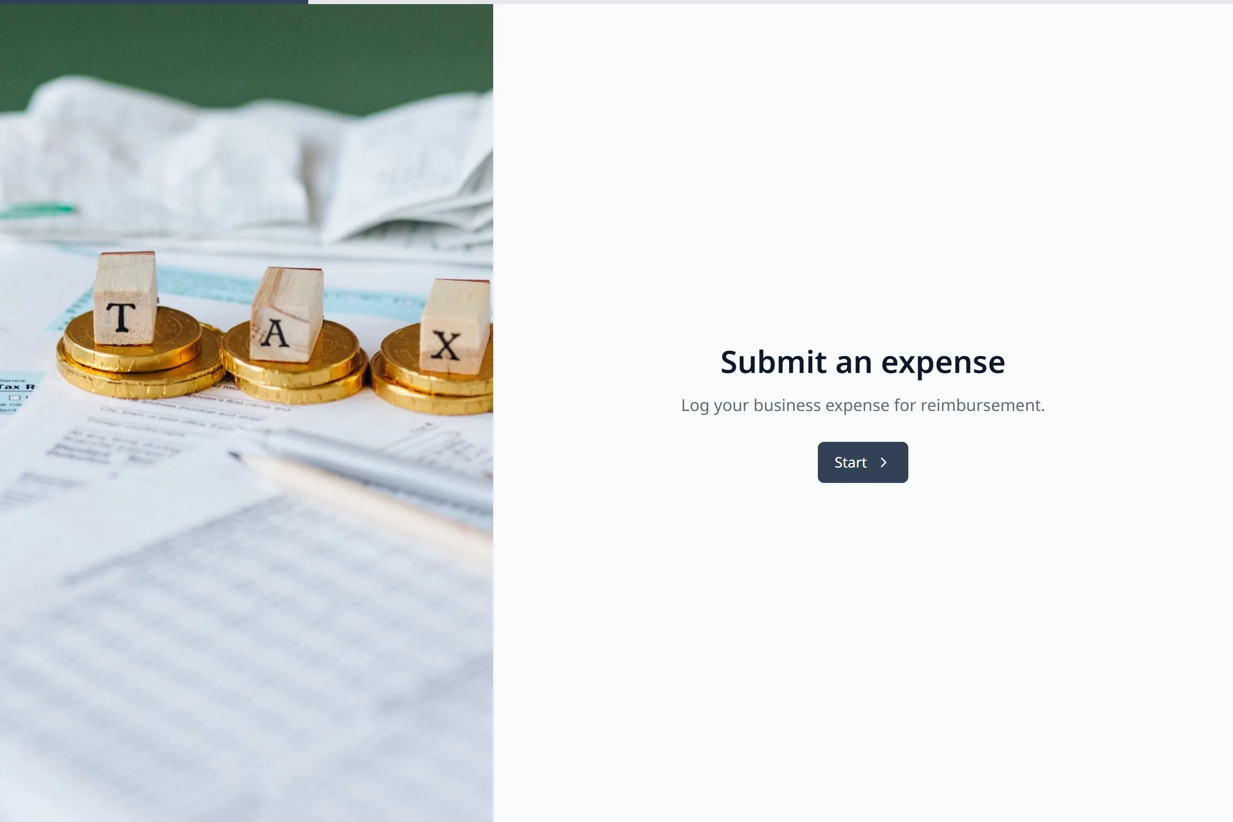 Expense Reimbursement template preview