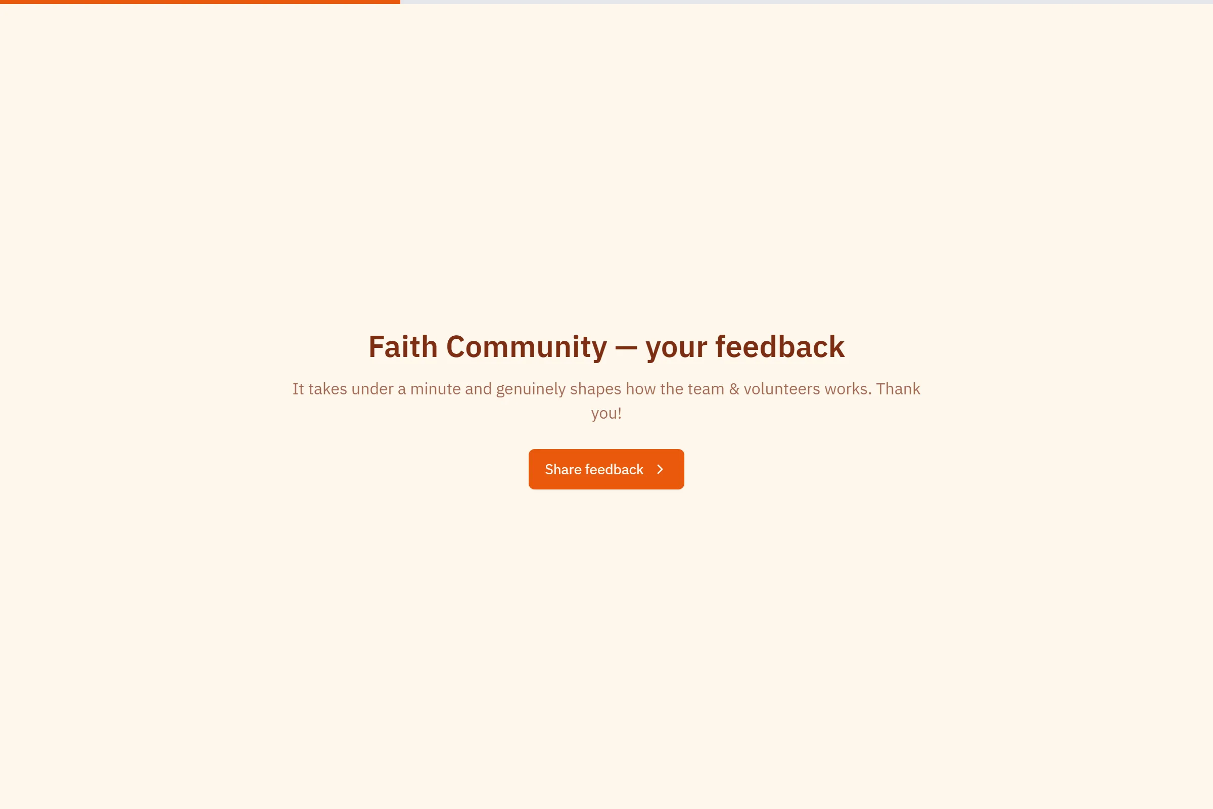 Faith Community Satisfaction Survey template preview