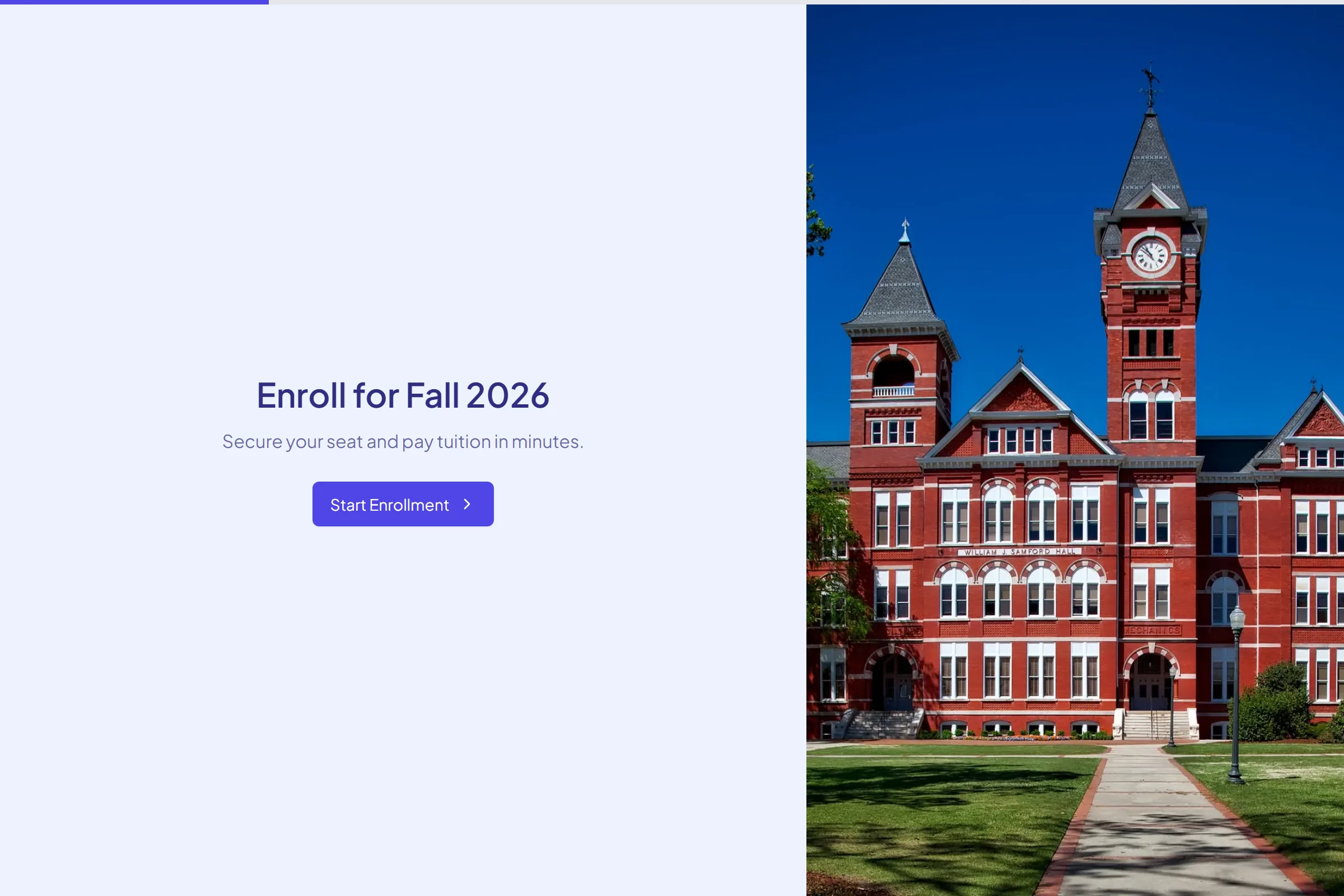 Fall Semester Course Enrollment & Tuition template preview