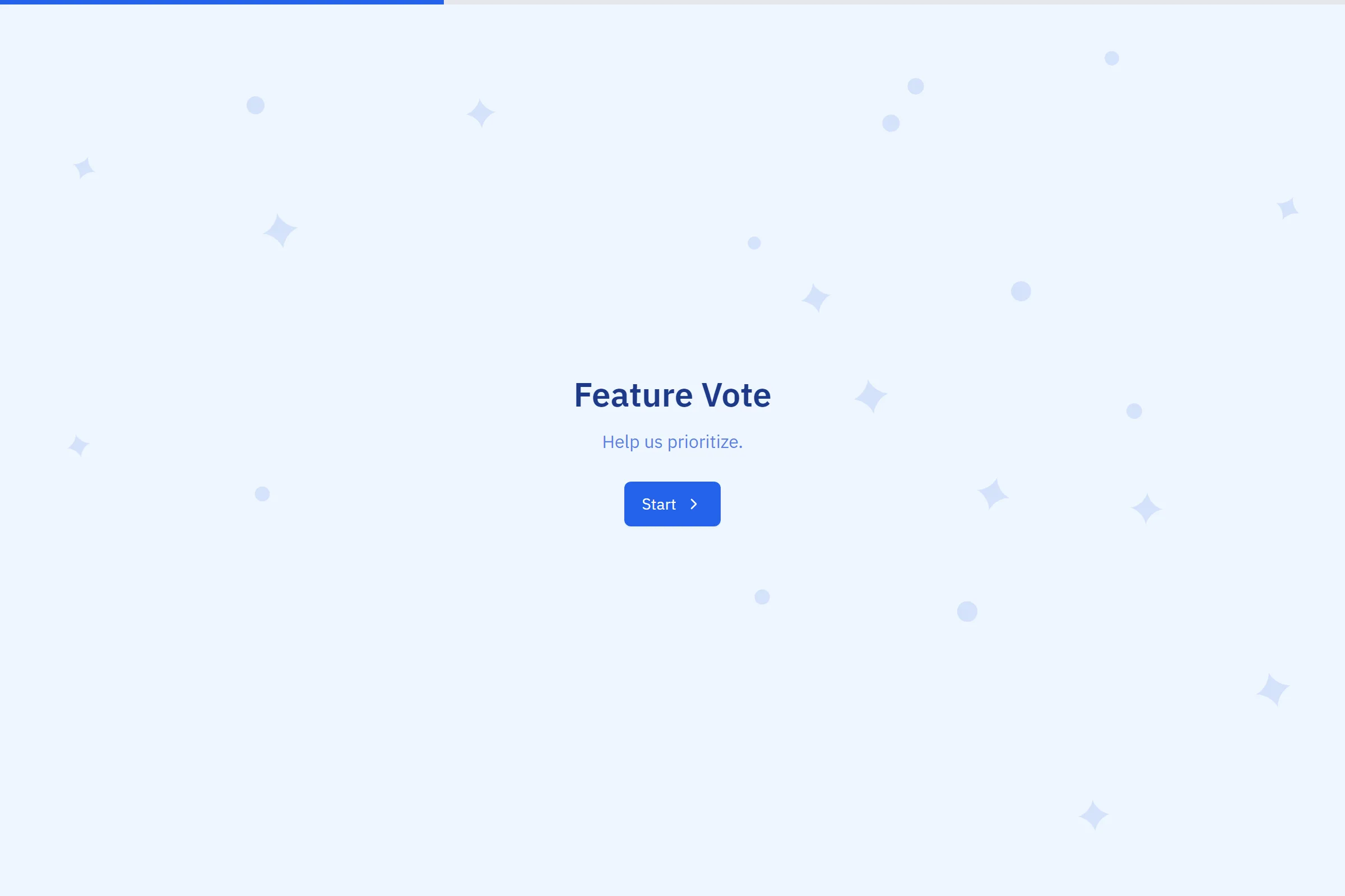 Feature Vote template preview