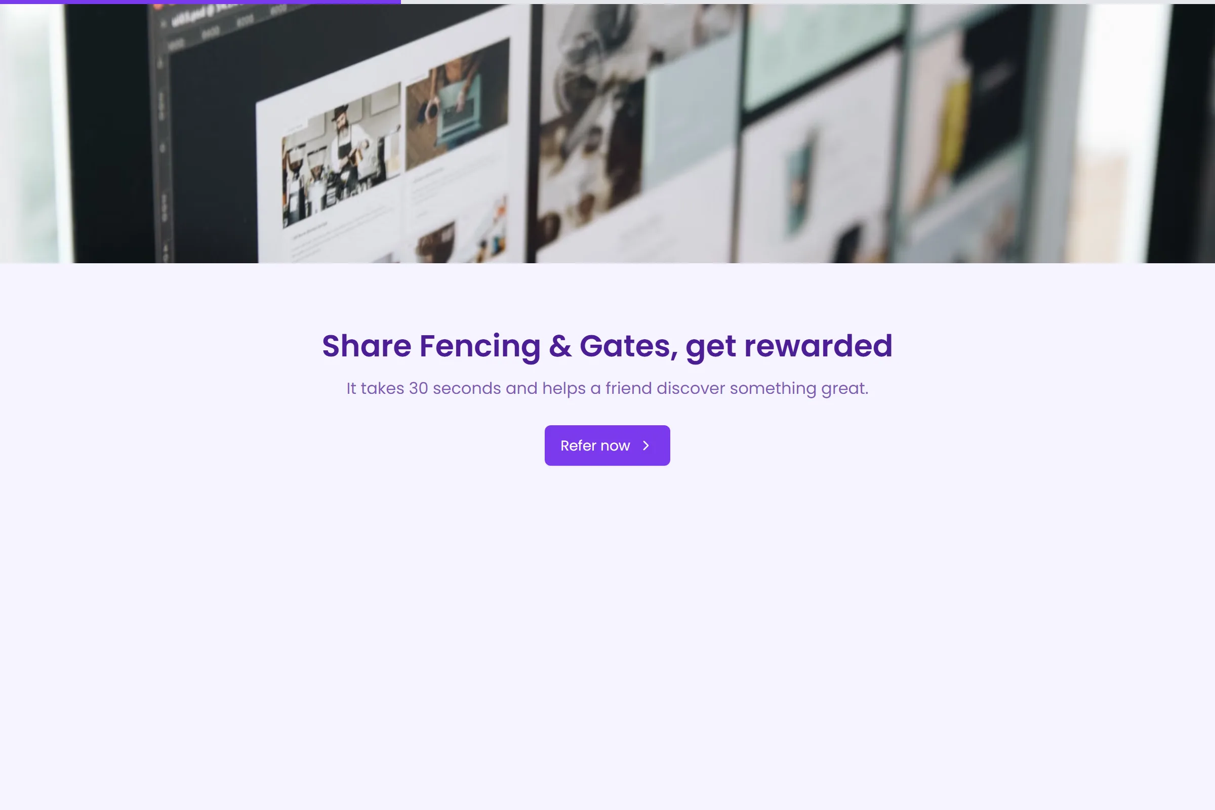 Fencing & Gates Referral Form template preview
