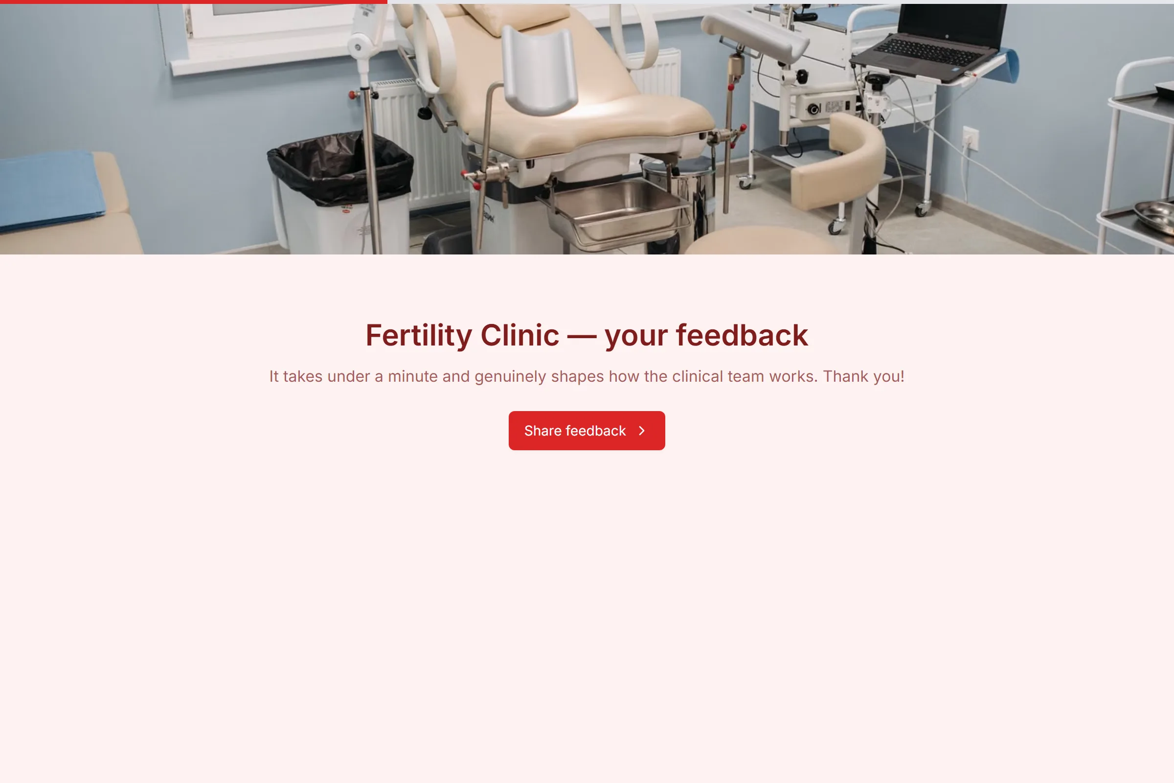 Fertility Clinic Satisfaction Survey template preview