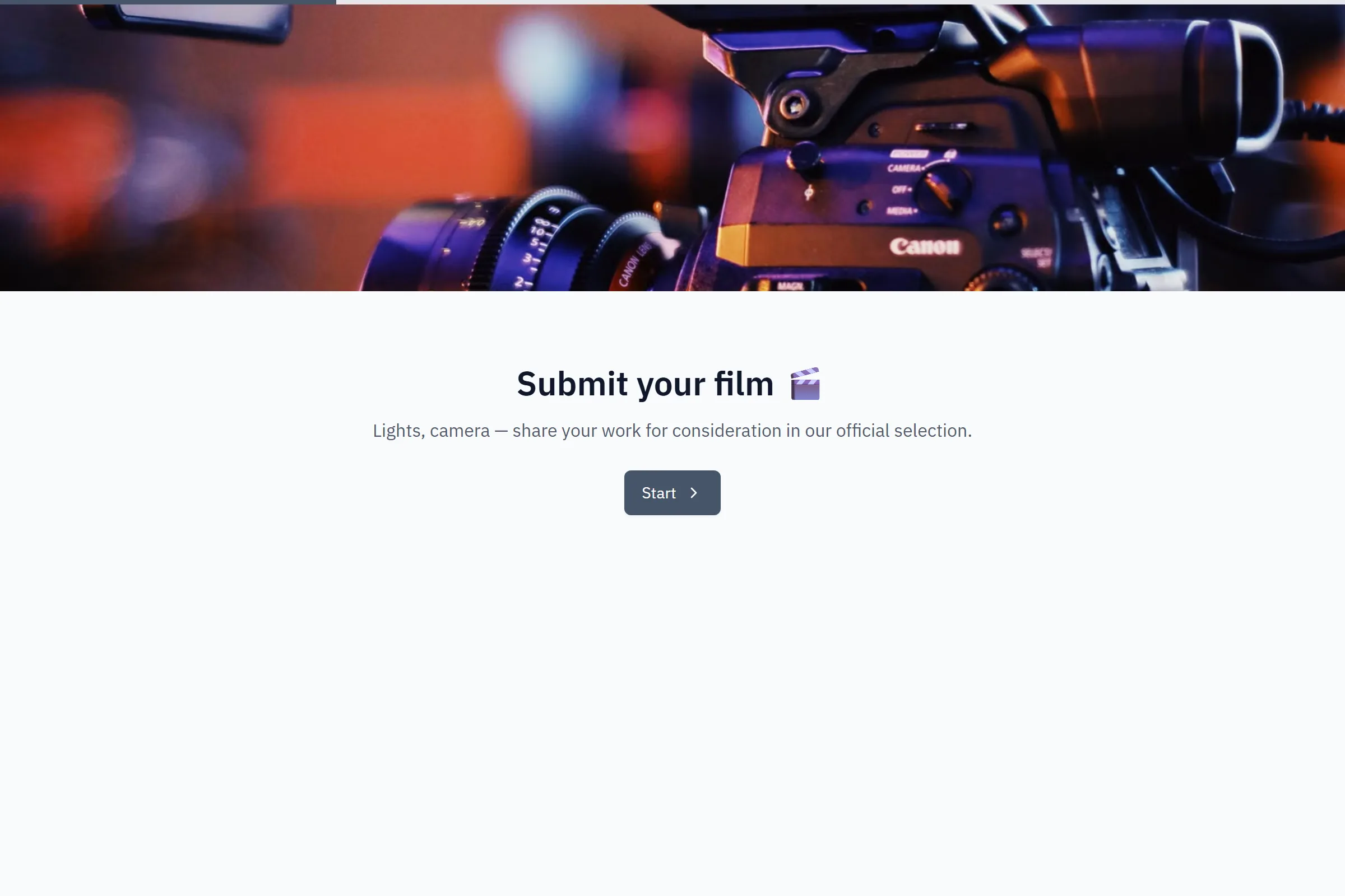 Film Festival Submission template preview