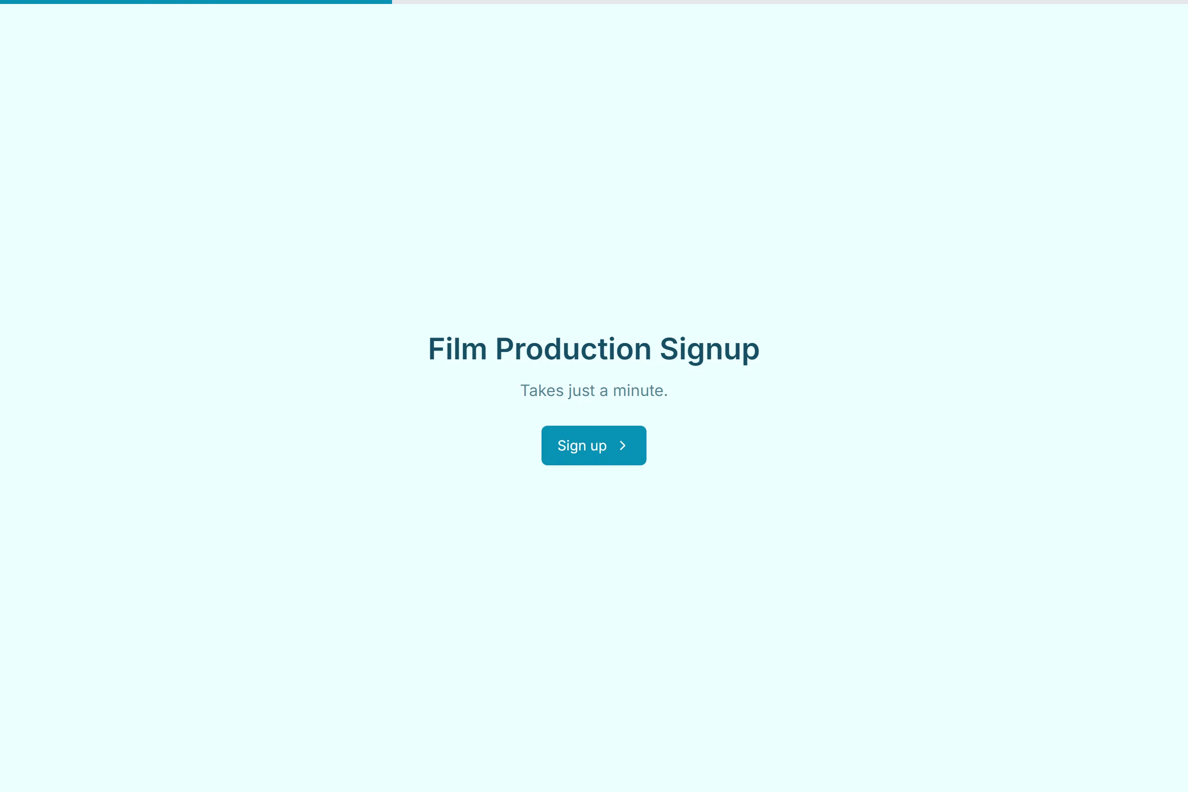 Film Production Signup template preview