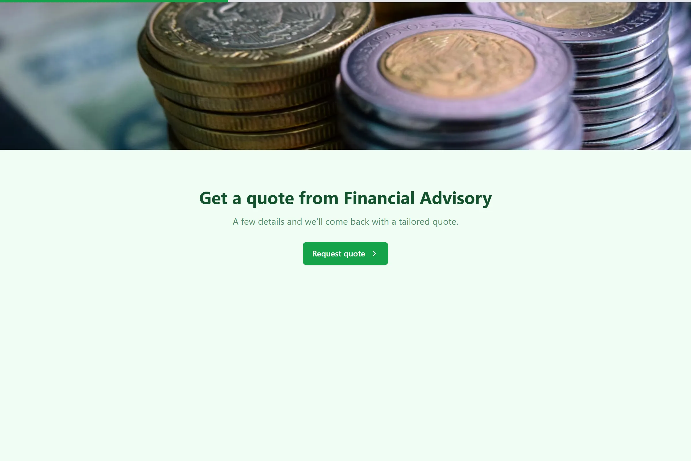 Financial Advisory Partnership Proposal template preview