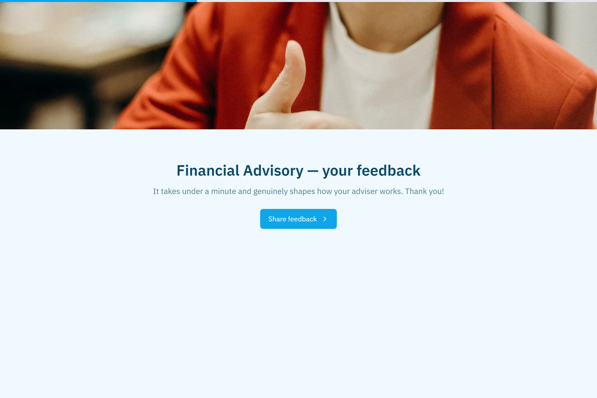 Financial Advisory Satisfaction Survey template preview