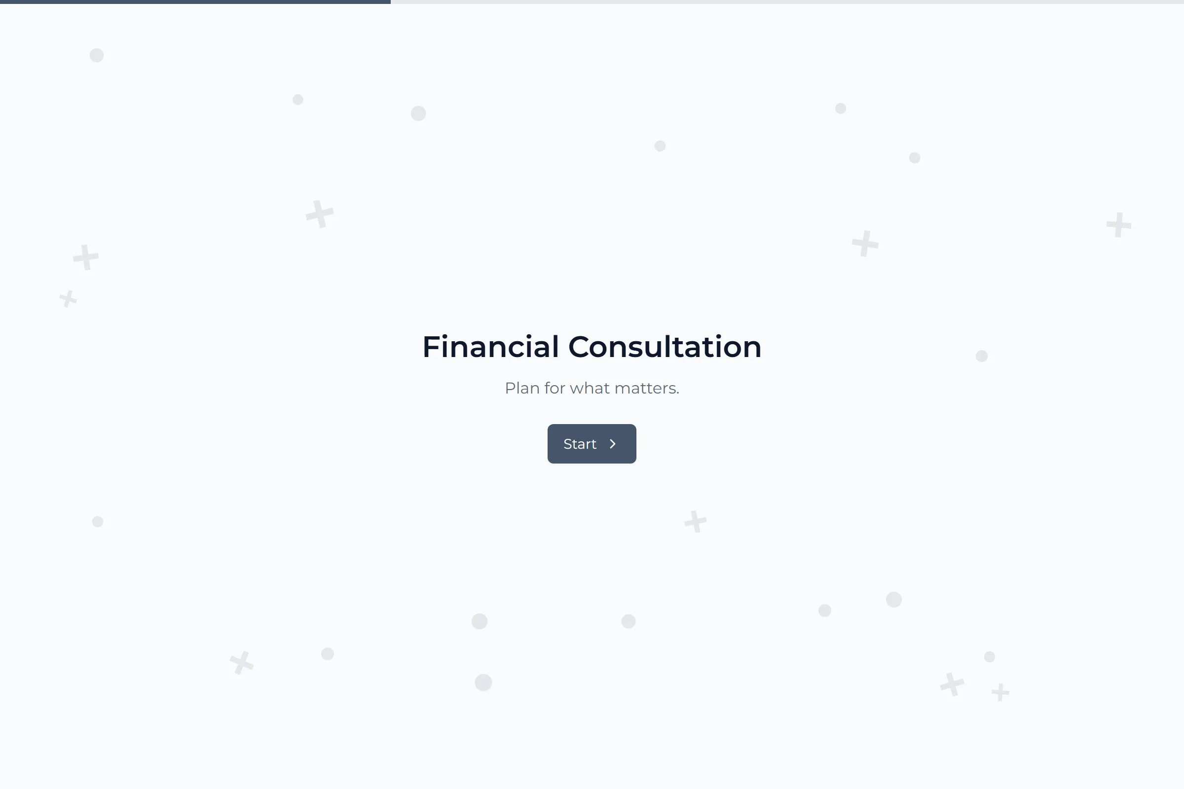 Financial Consultation template preview