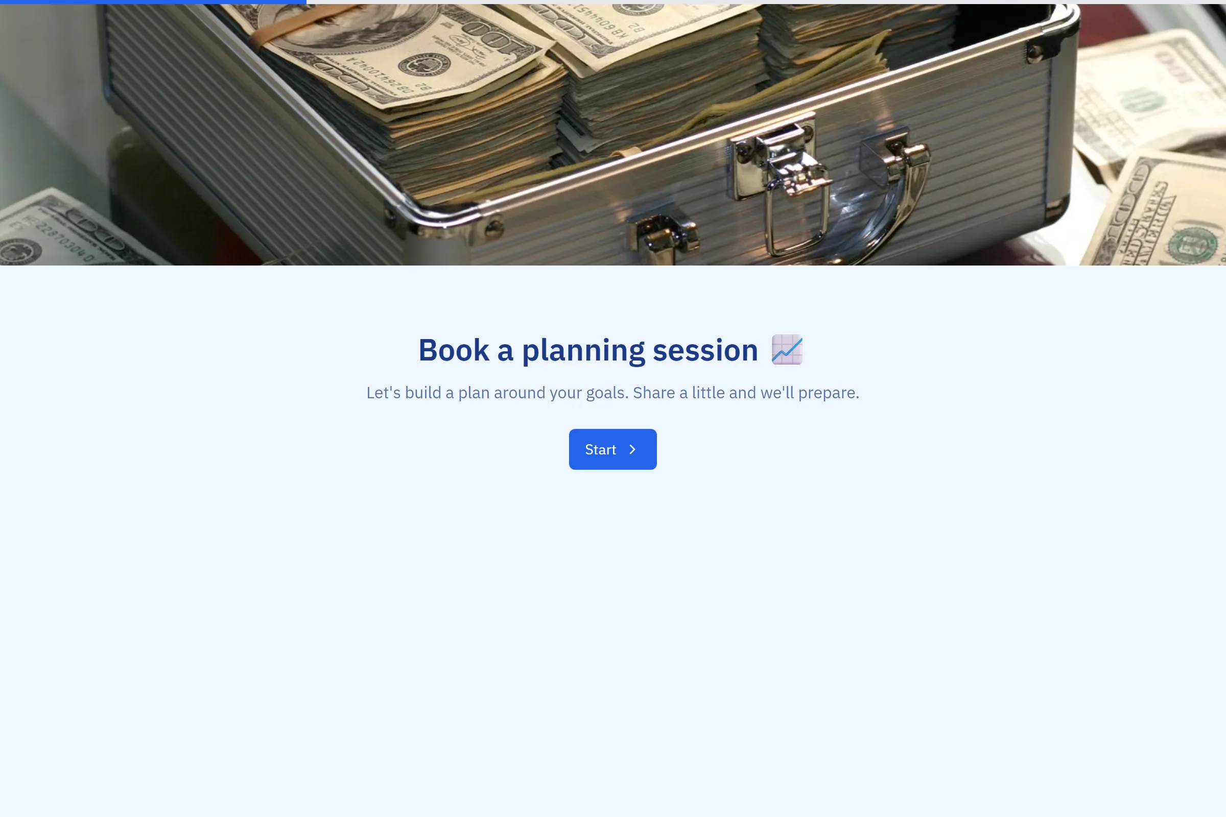 Financial Planning Consultation template preview