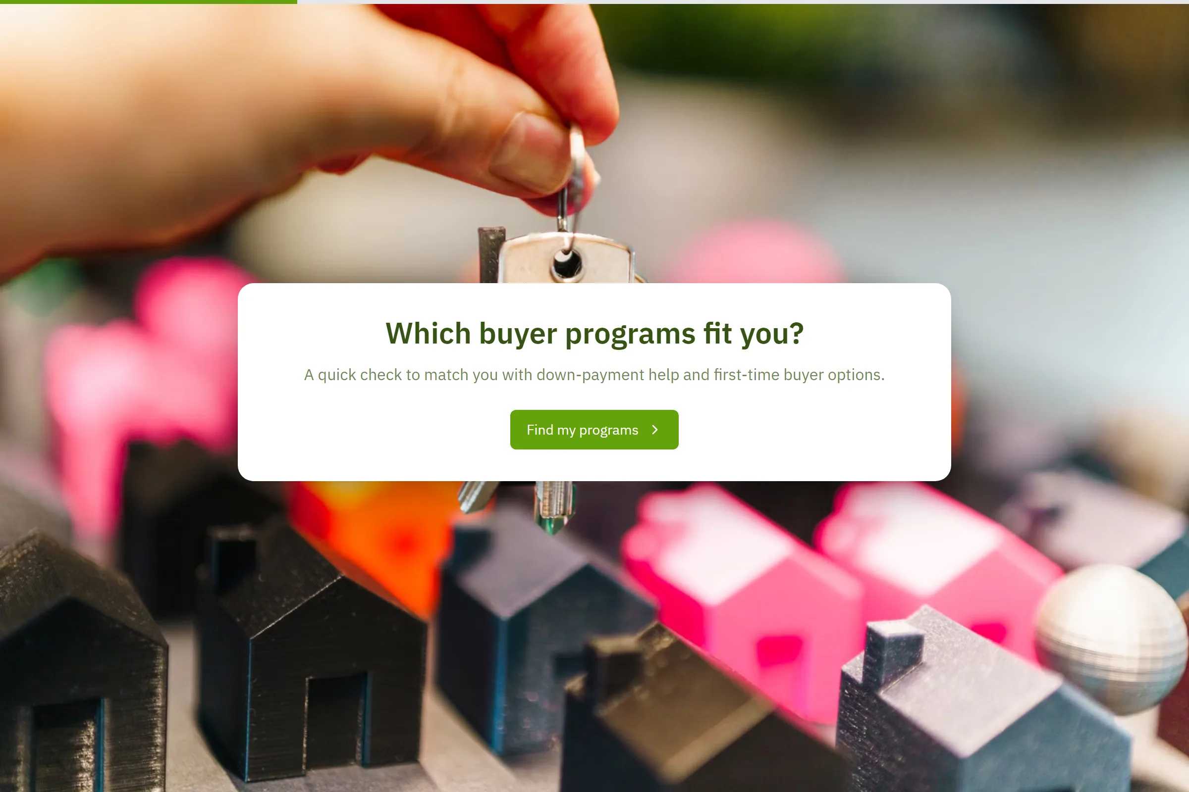 First-Time Buyer Program Matcher template preview