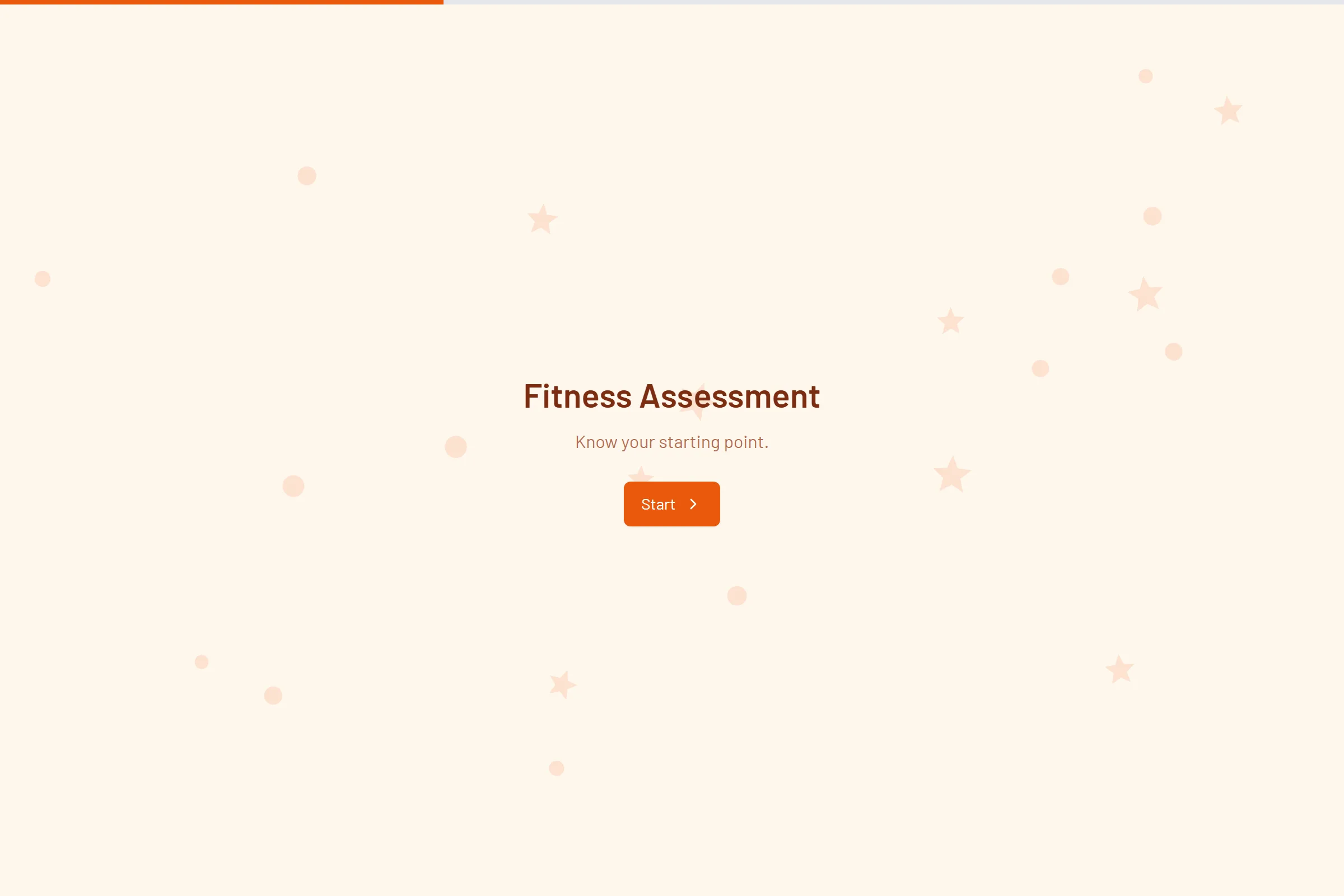Fitness Assessment template preview
