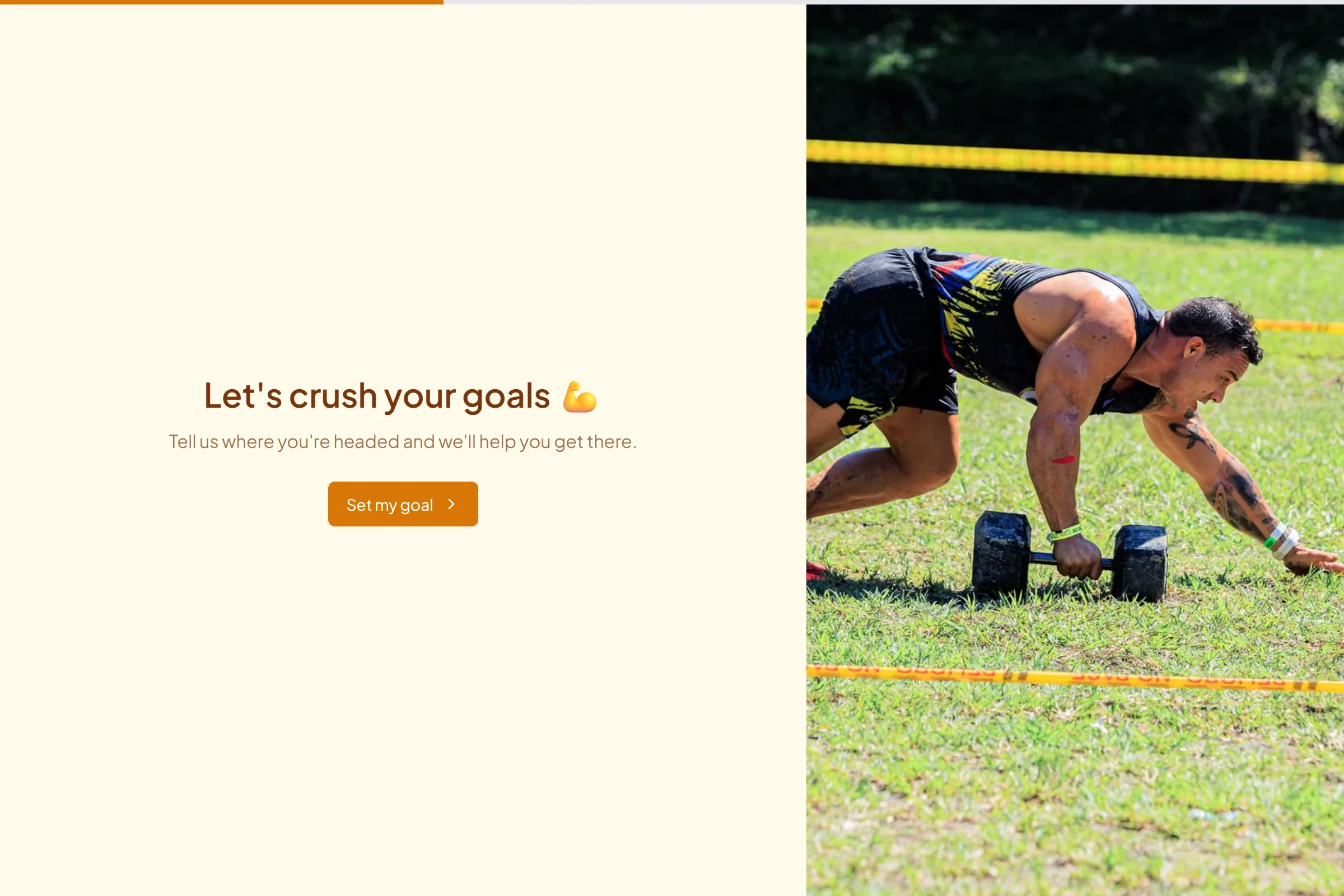 Fitness Goal Tracker template preview