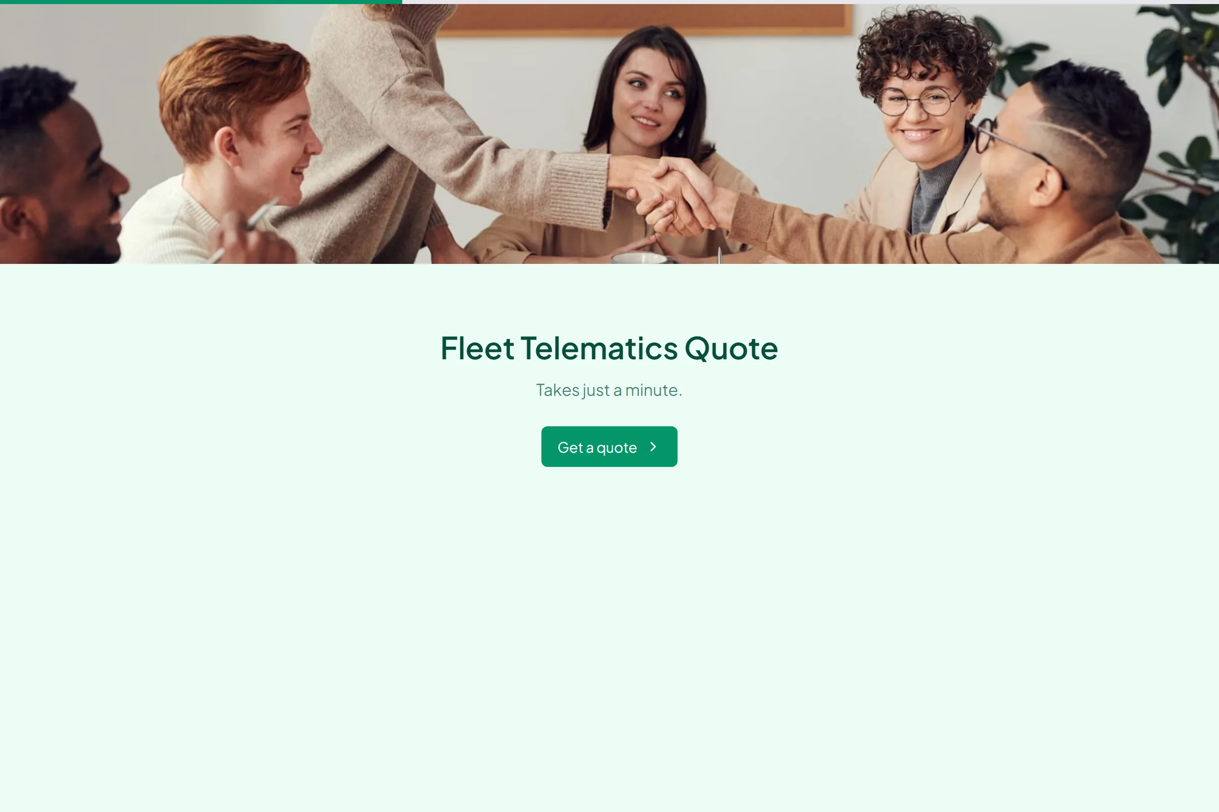 Fleet Telematics Quote template preview
