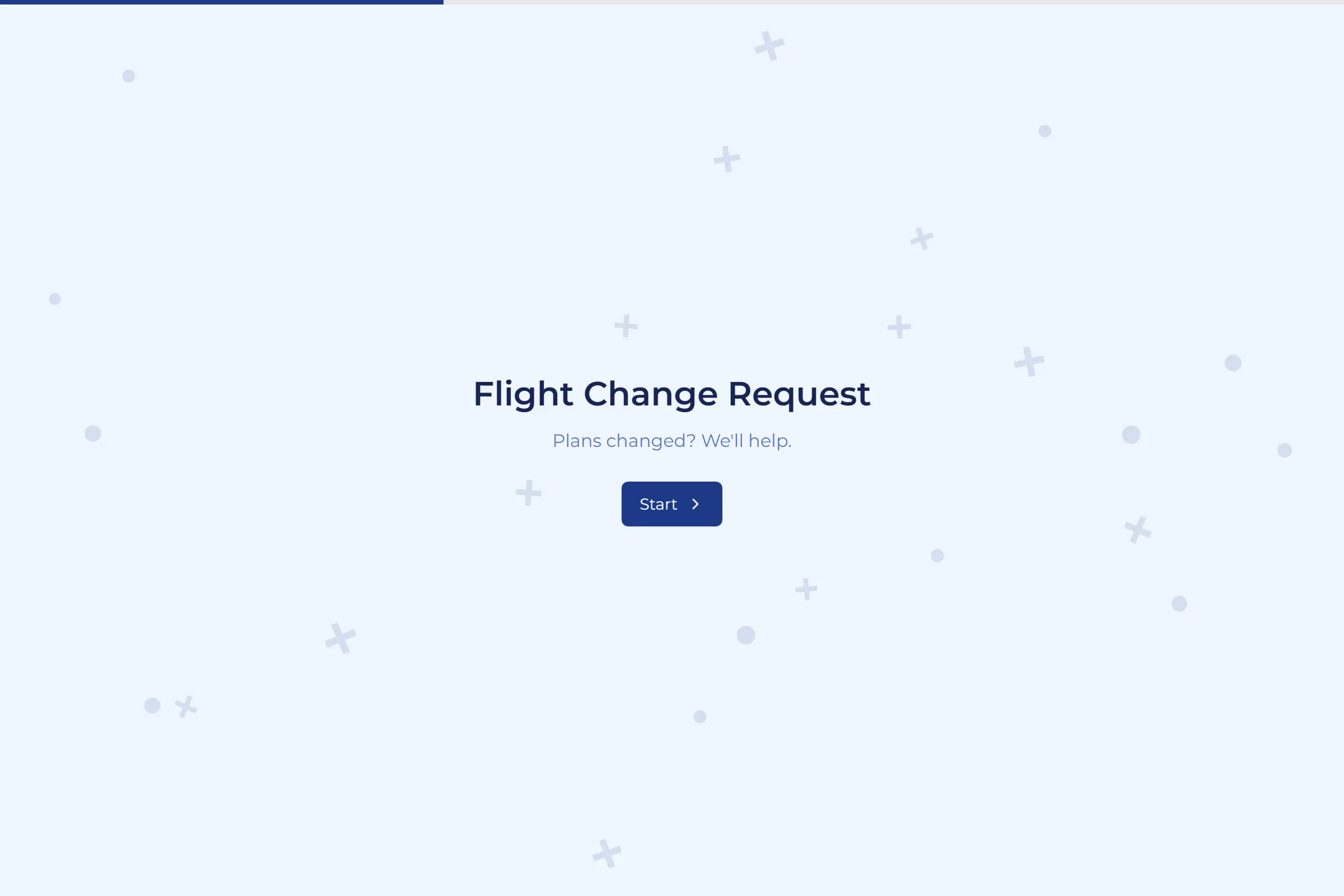 Flight Change Request template preview