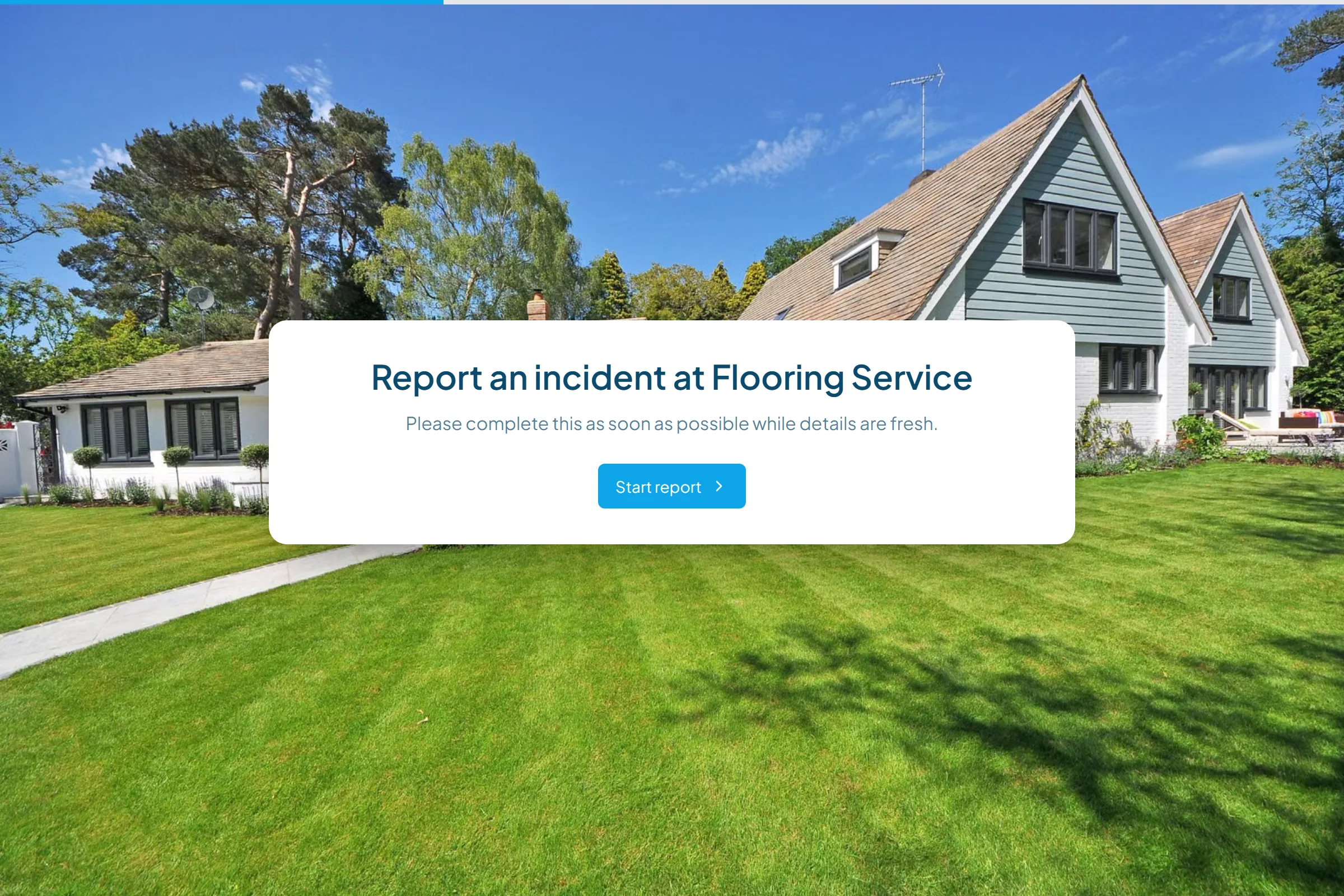 Flooring Service Incident Report template preview