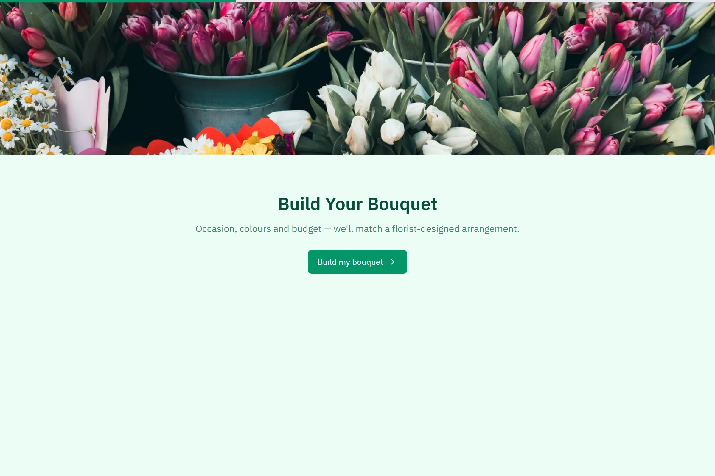 Flower Bouquet Builder template preview