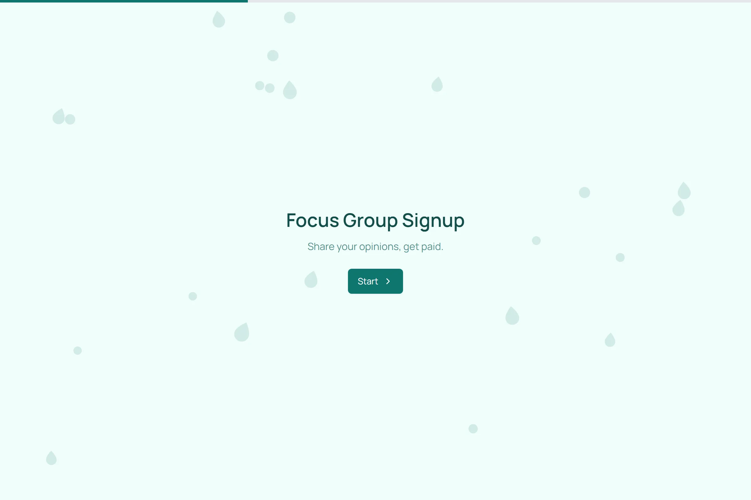 Focus Group Signup template preview