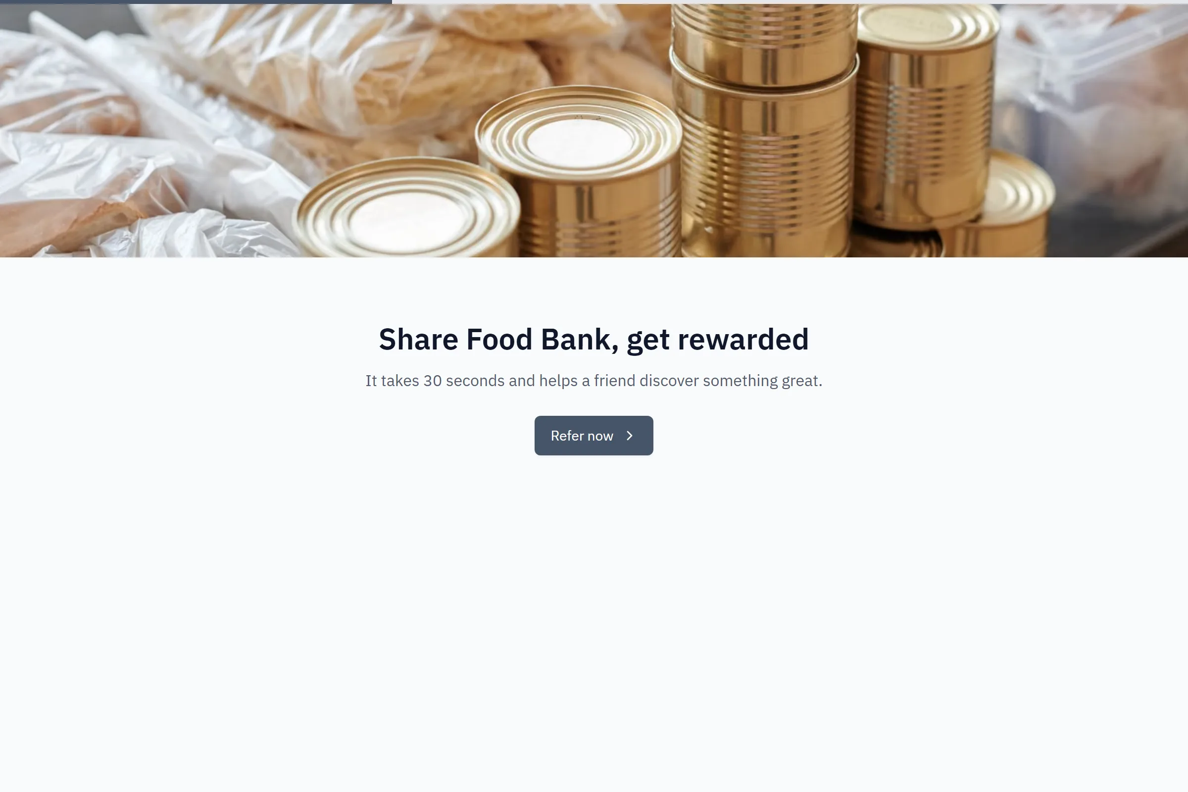 Food Bank Referral Form template preview
