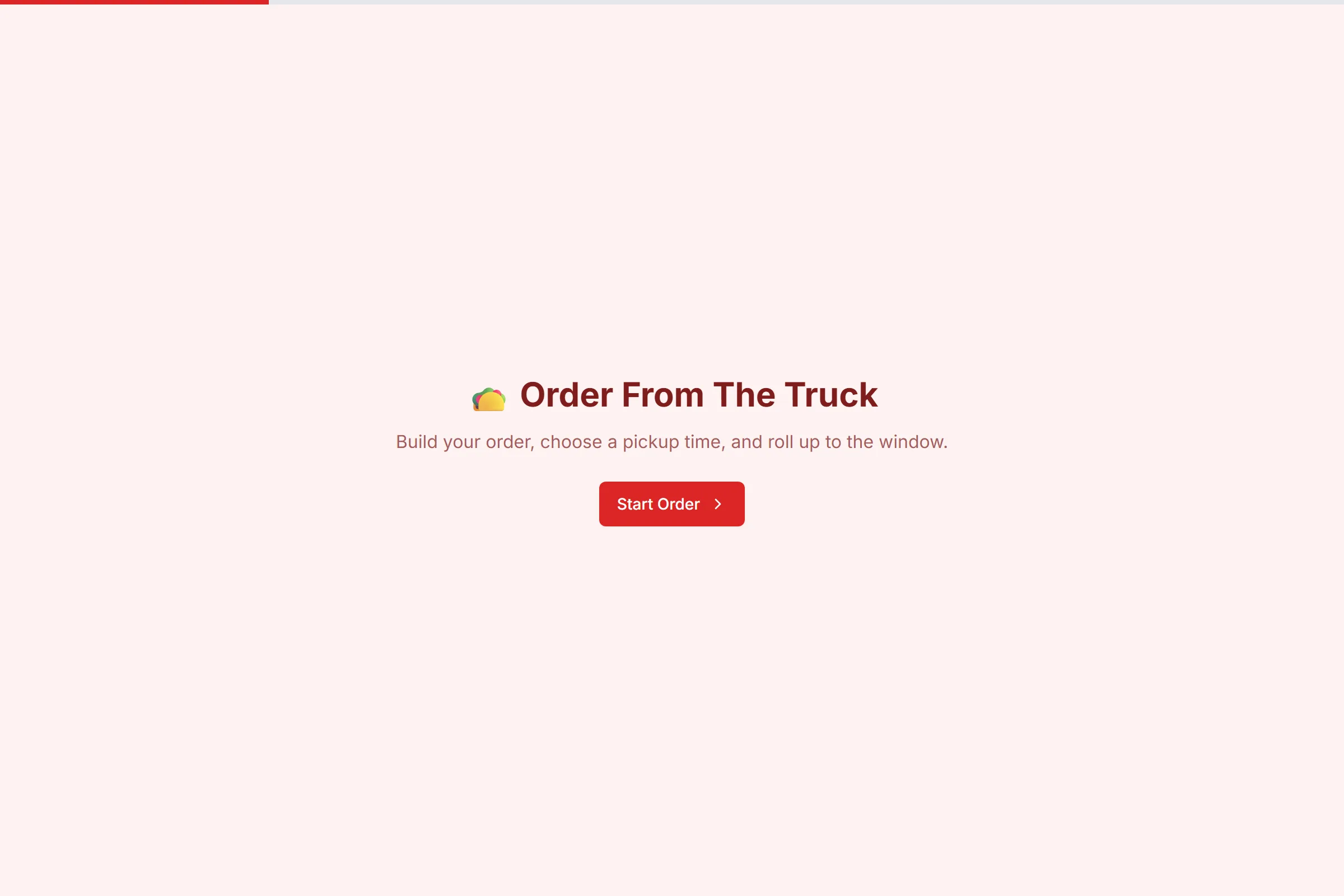 Food Truck Pre-Order template preview