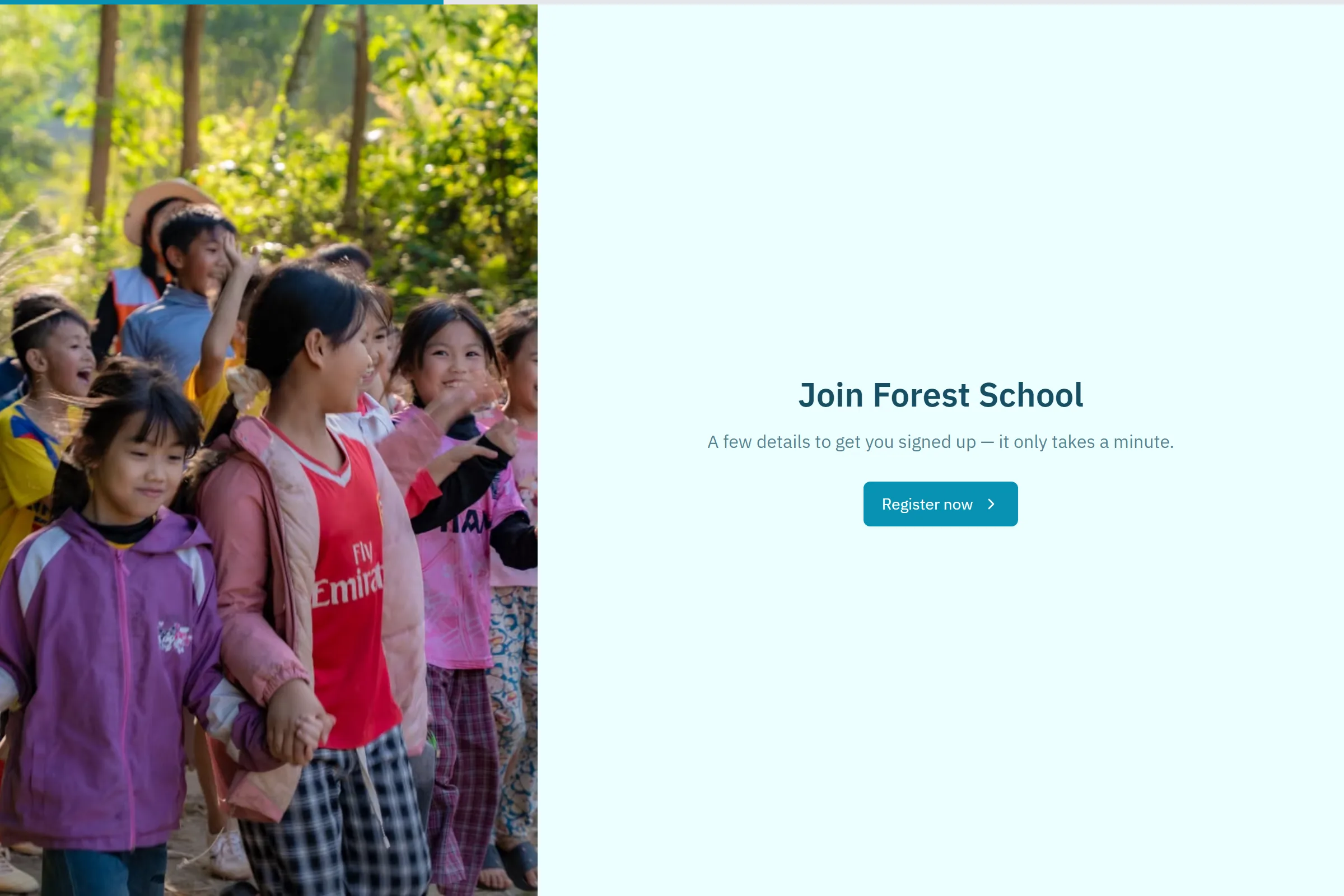 Forest School Program Application template preview