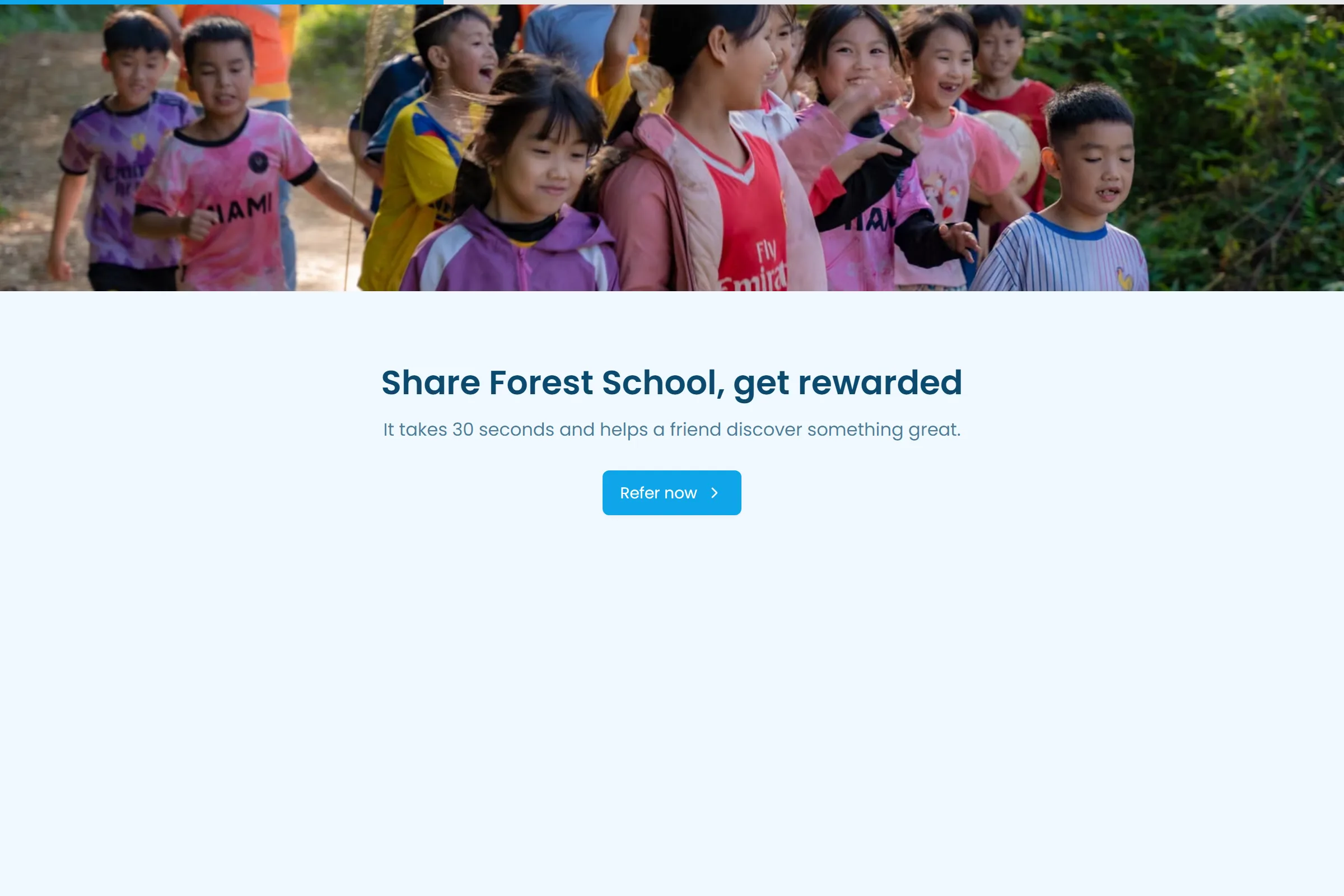 Forest School Referral Form template preview