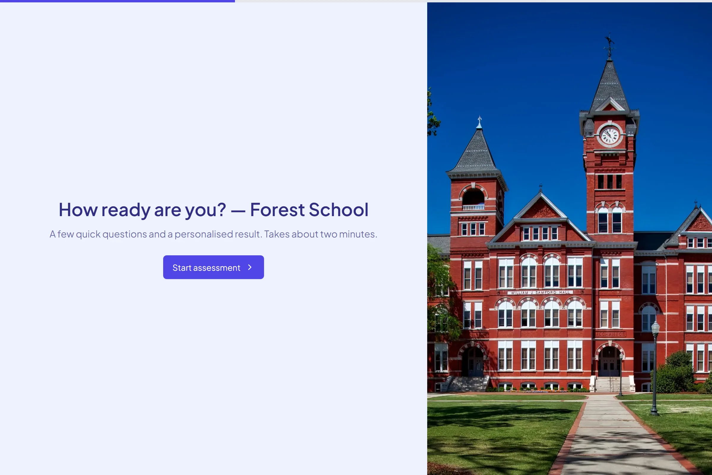 Forest School Skills & Goals Assessment template preview