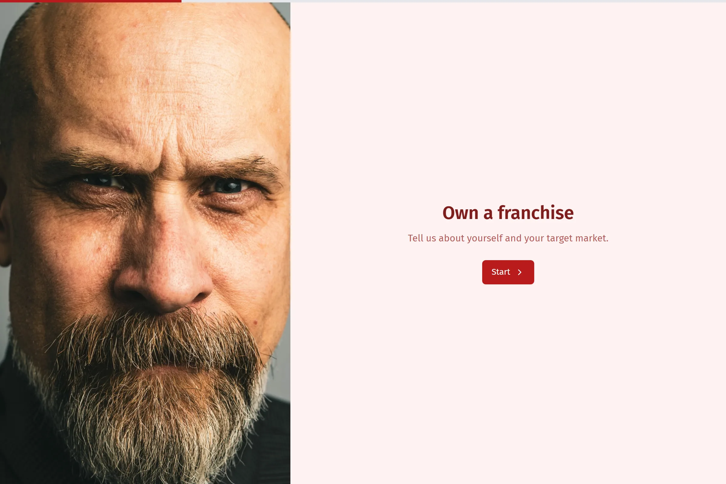 Franchise Inquiry template preview