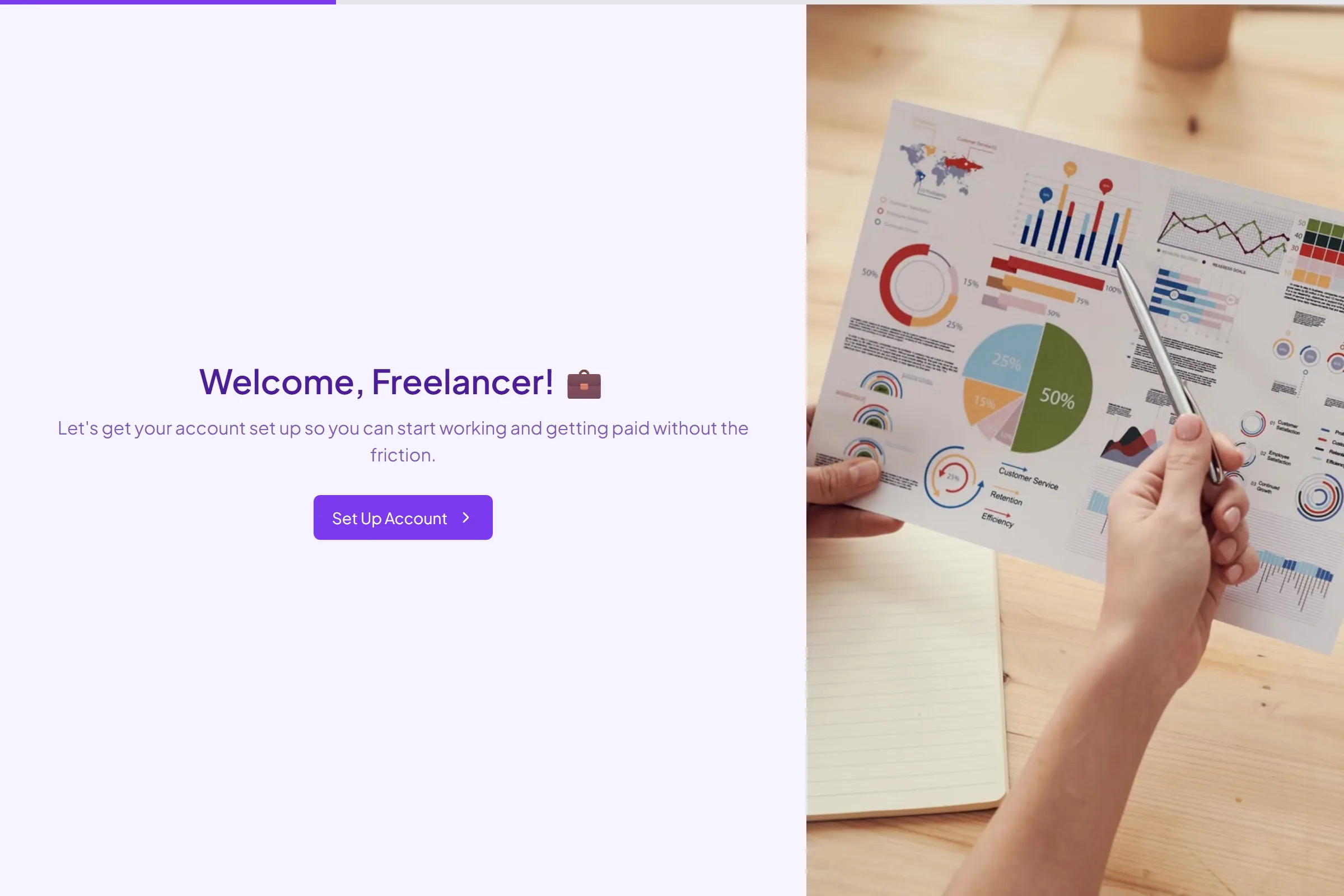Freelancer Onboarding & Expense Setup template preview