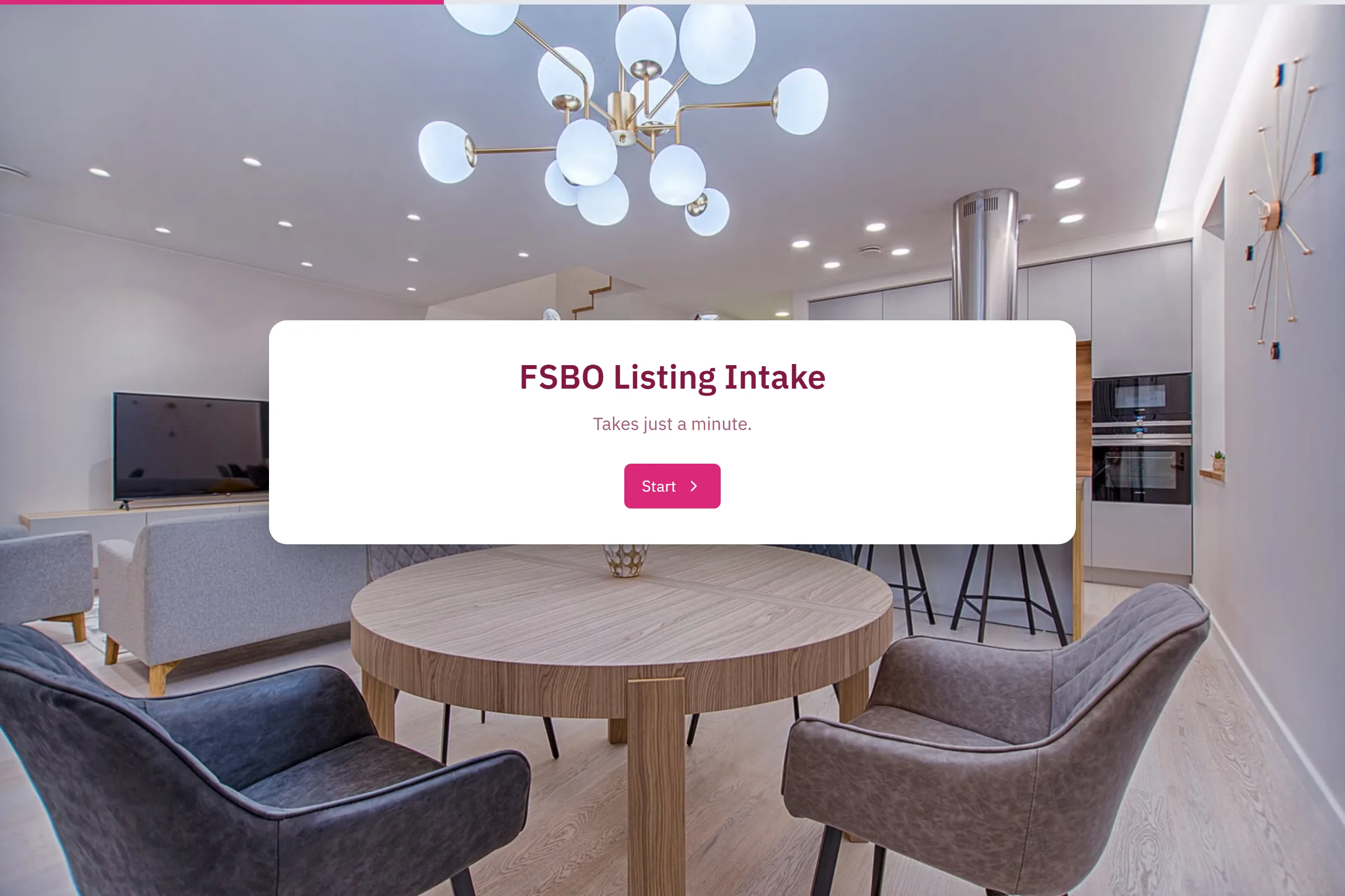 FSBO Listing Intake template preview