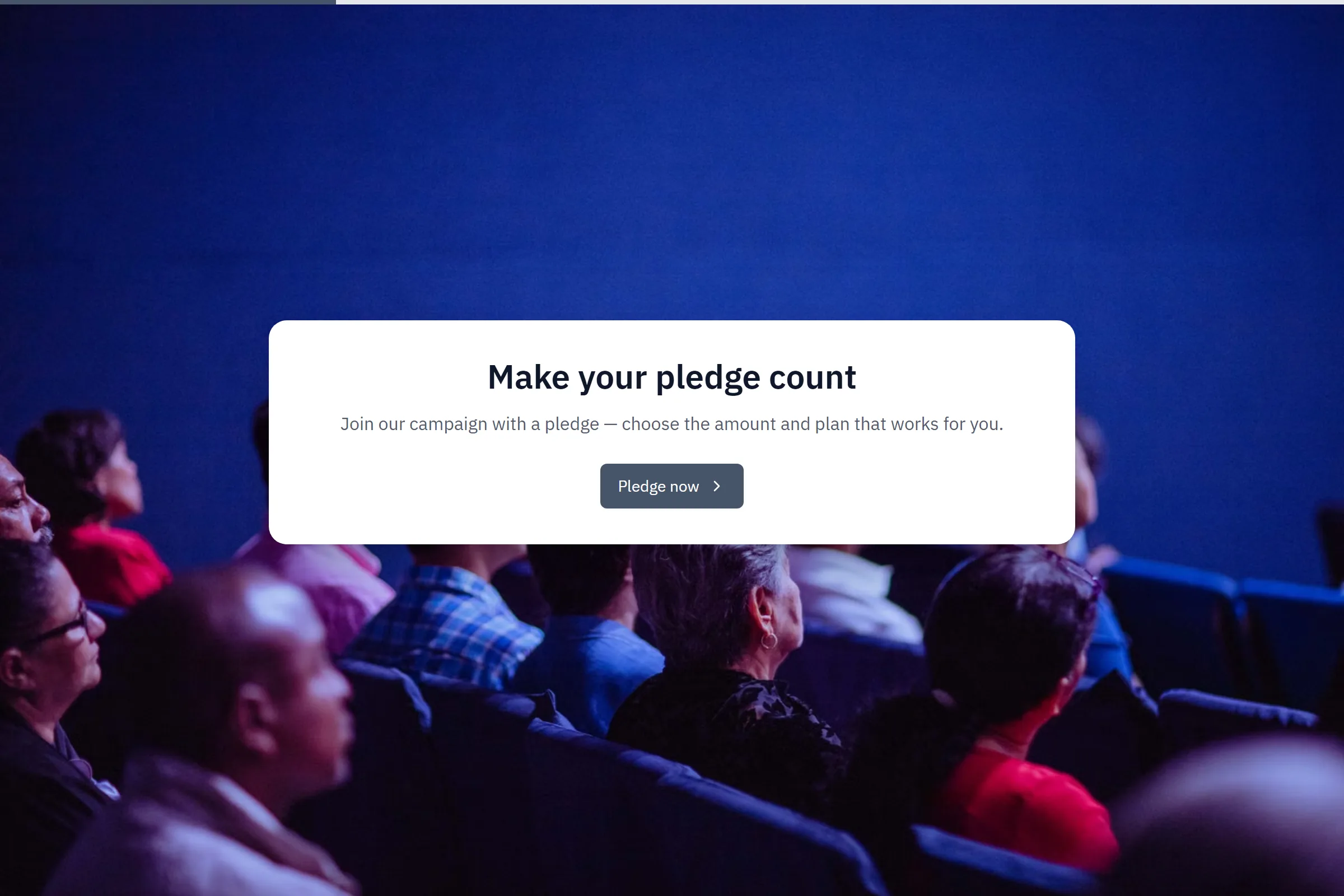 Fundraising Campaign Pledge template preview