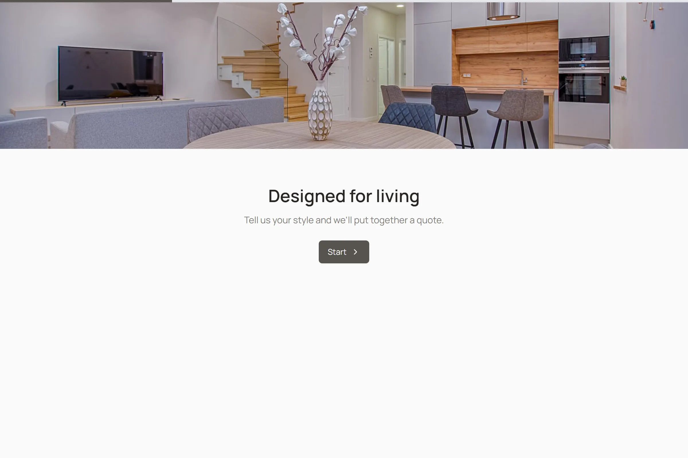 Furniture Order template preview