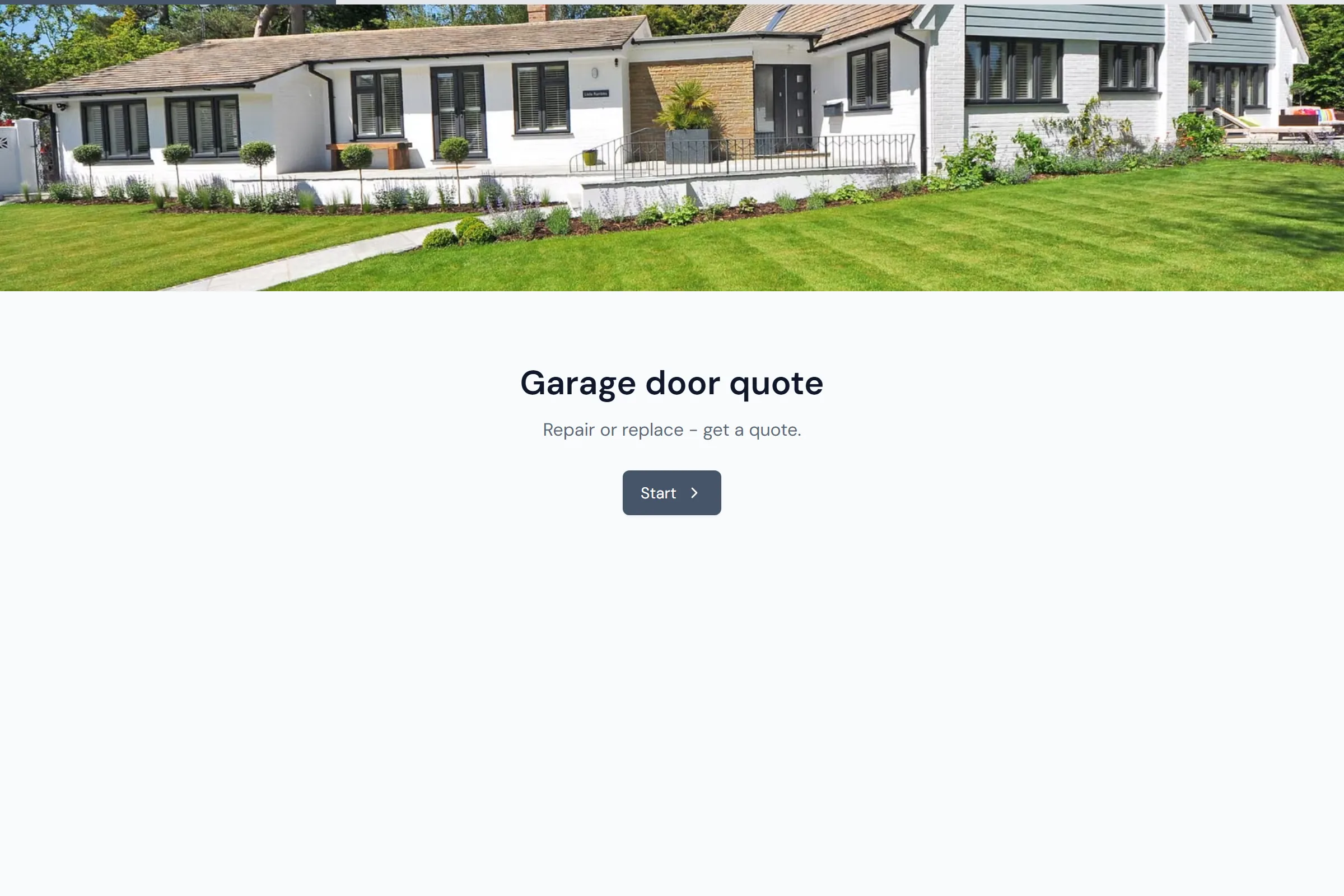 Garage Door Quote template preview