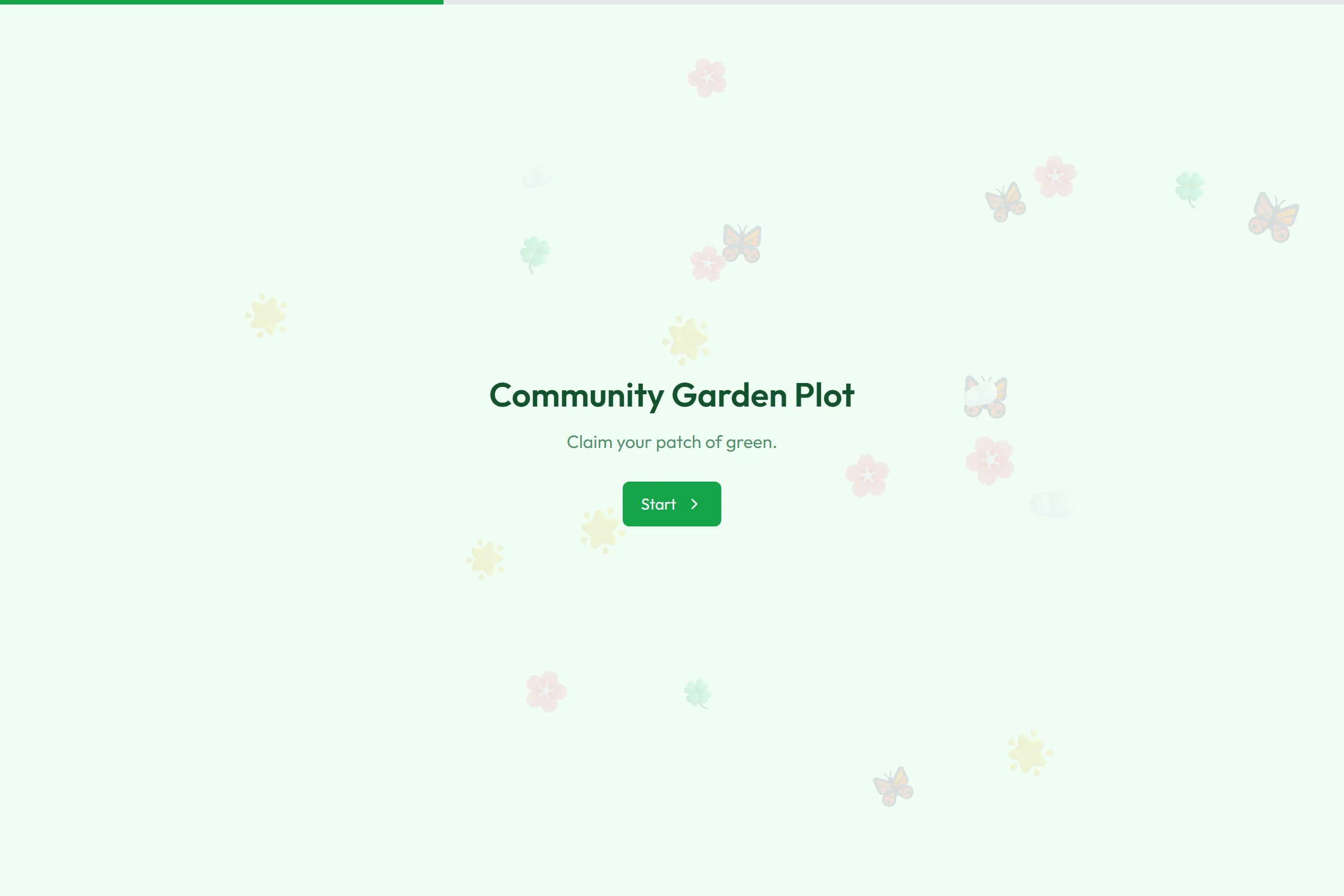 Community Garden Plot template preview