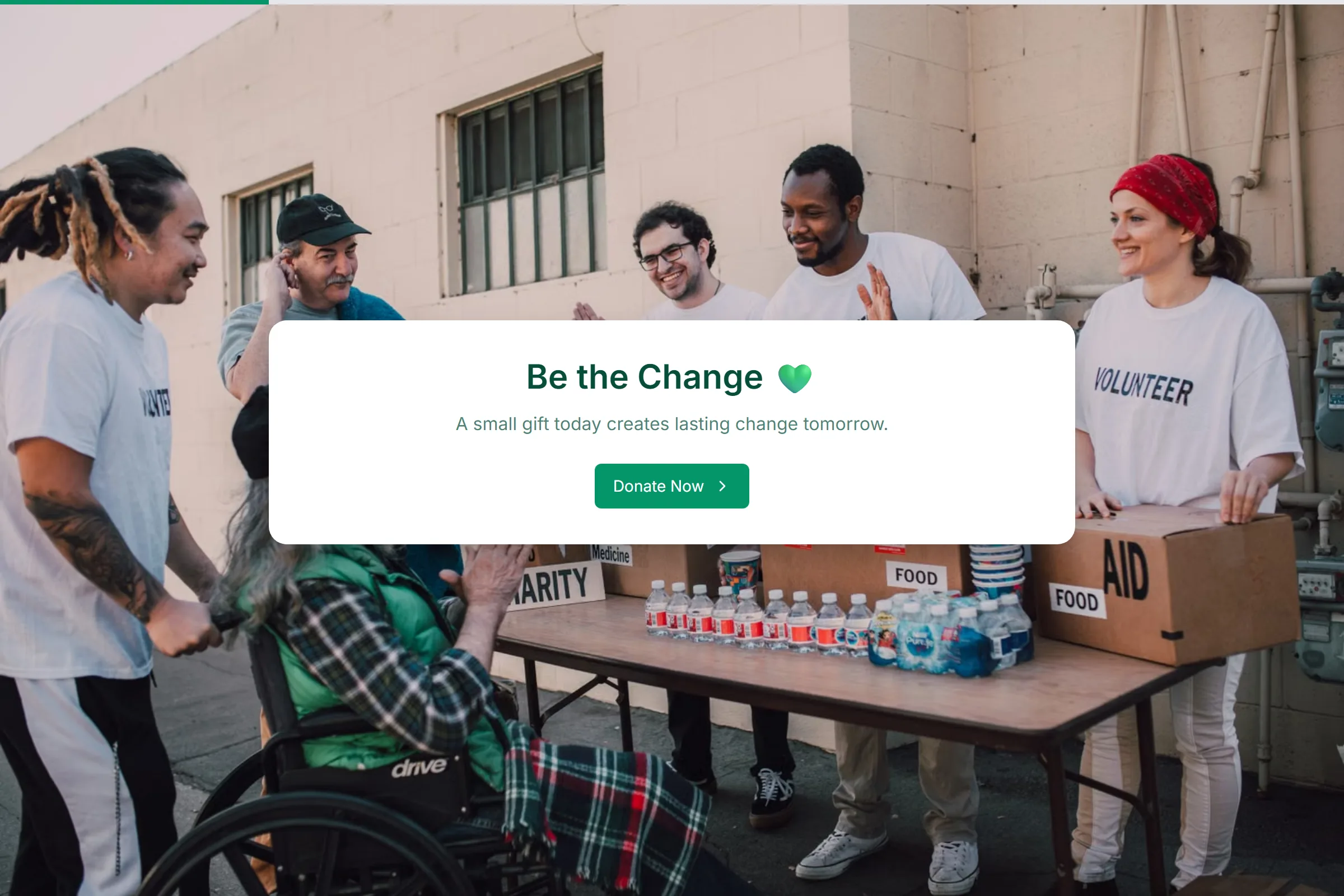 Give Forward Charity Donation template preview