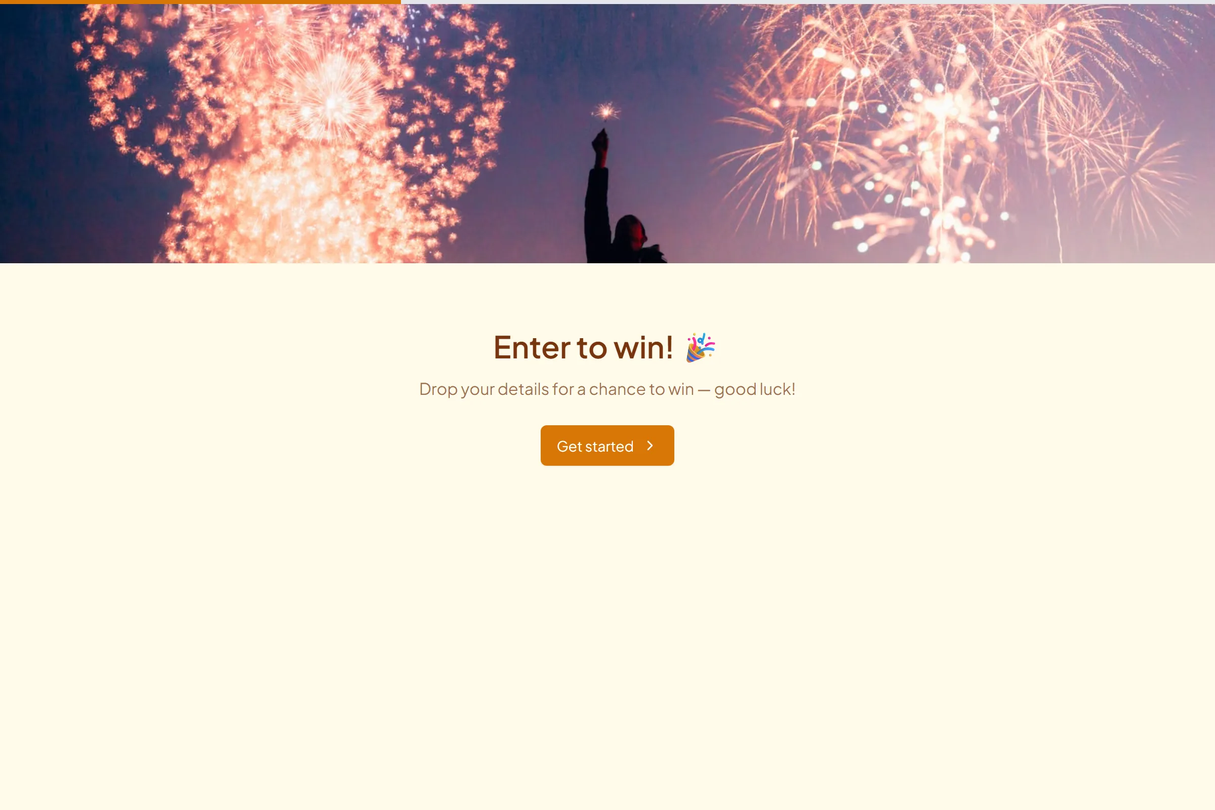 Giveaway Entry template preview