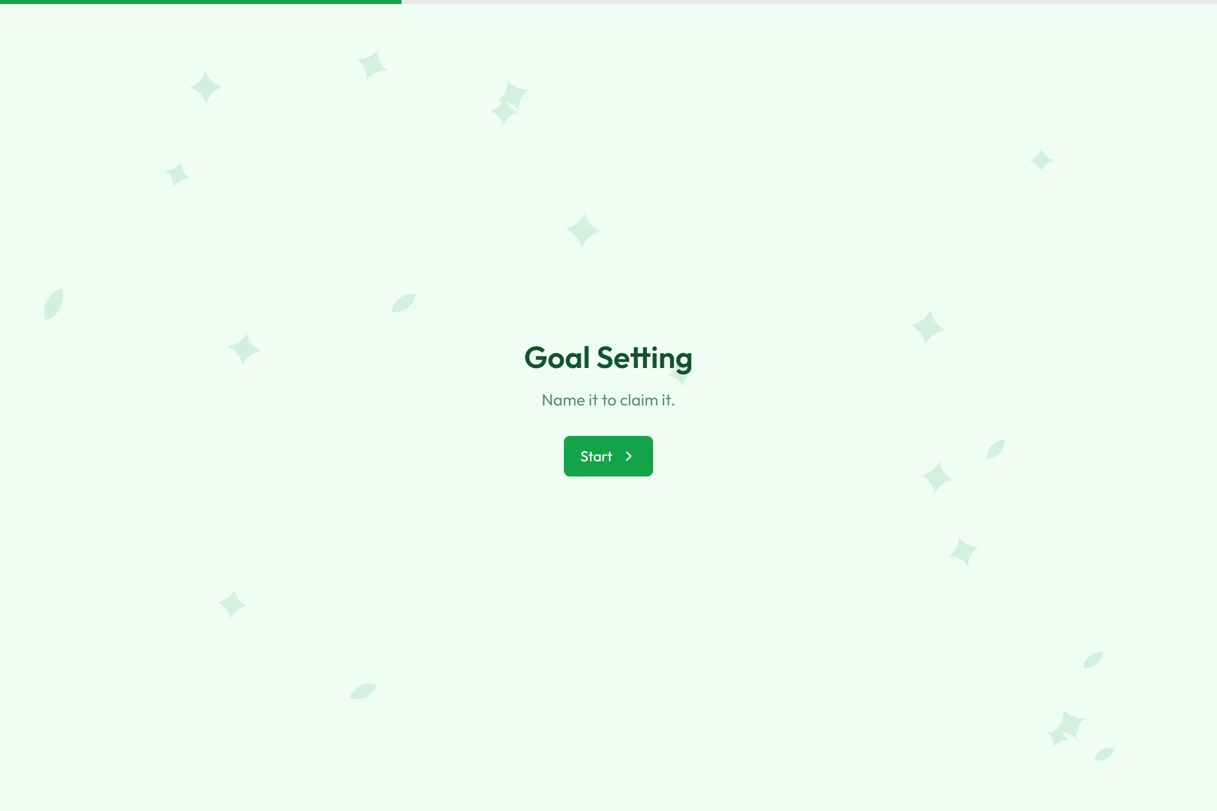 Goal Setting template preview