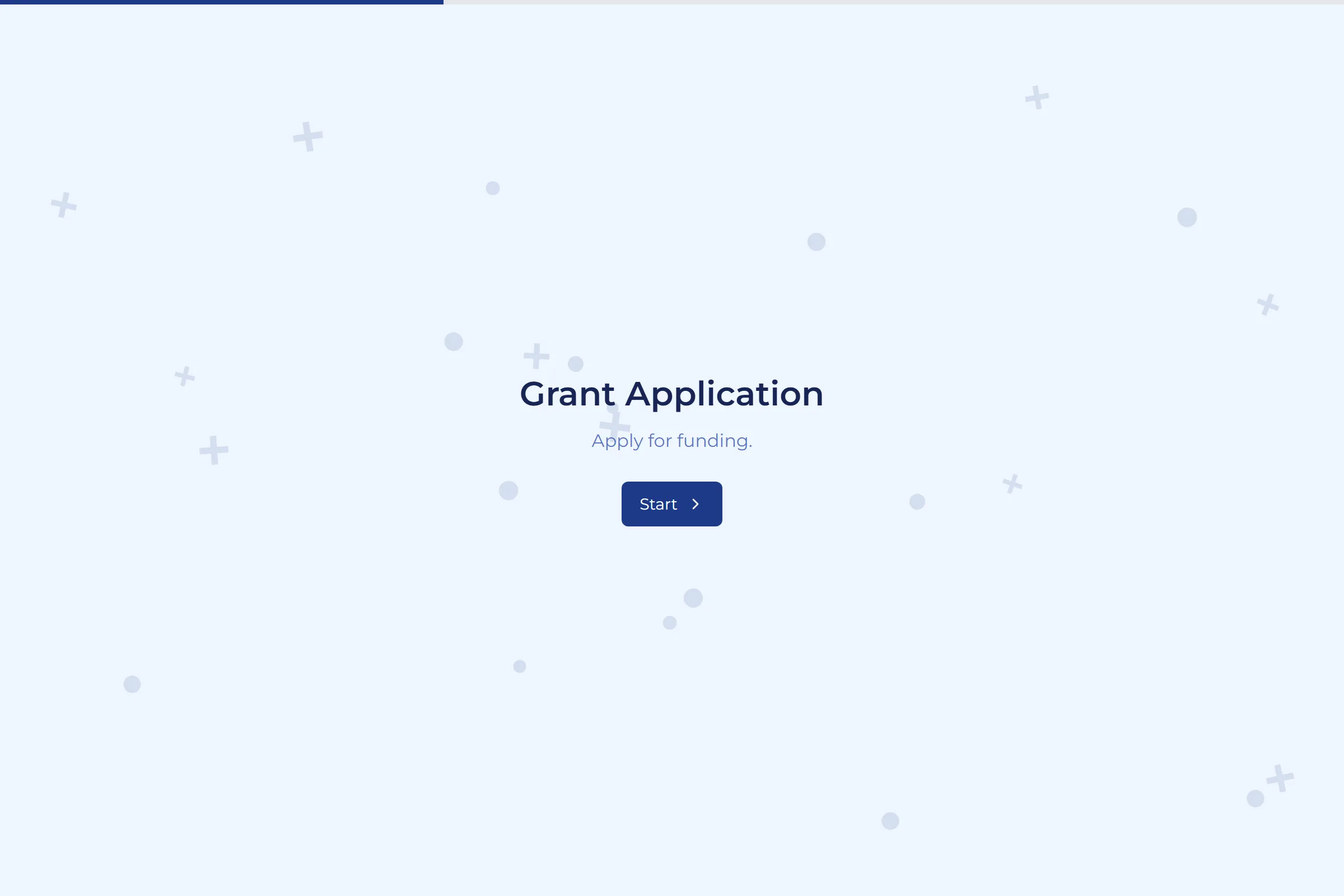 Grant Application template preview