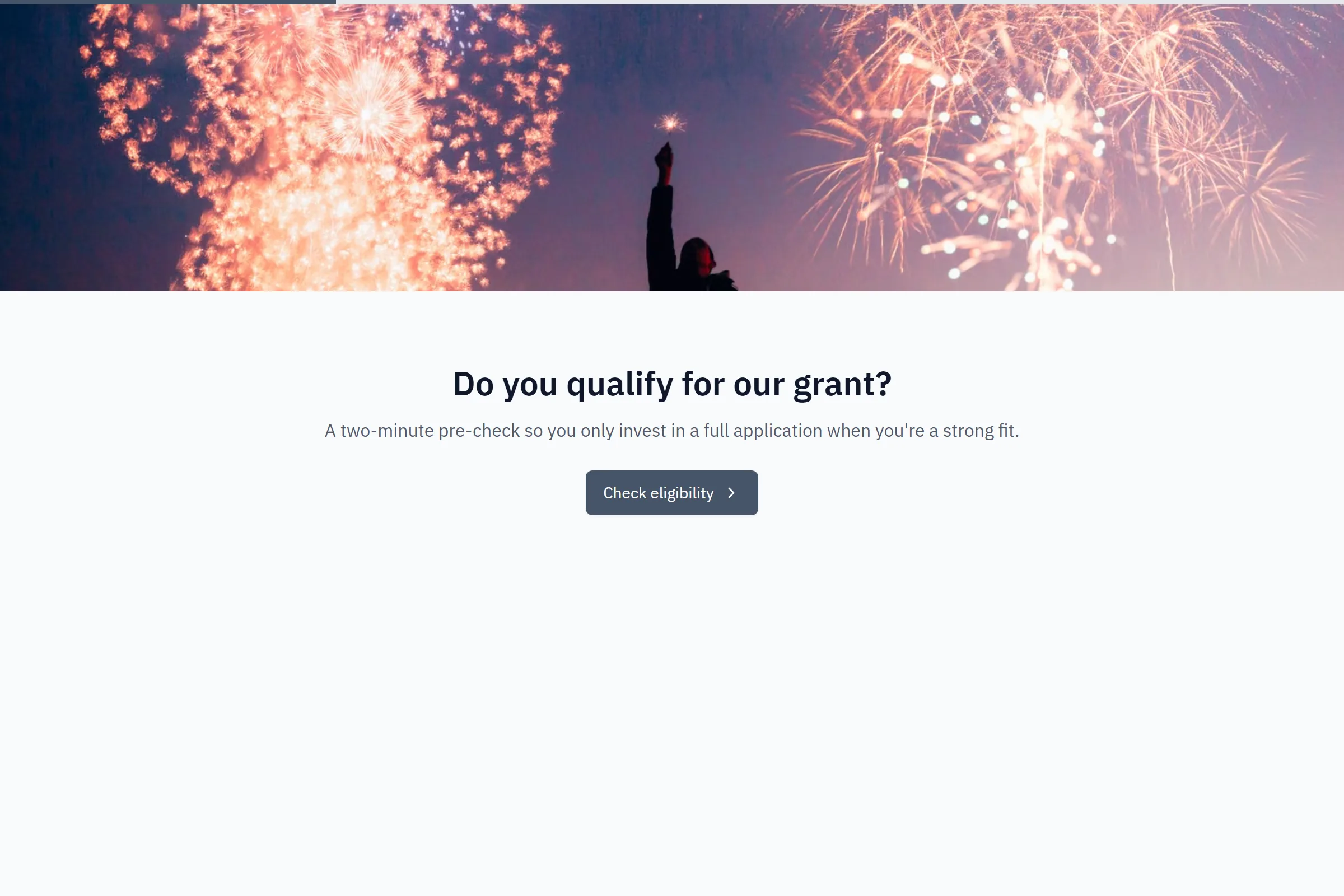 Grant Eligibility Checker template preview
