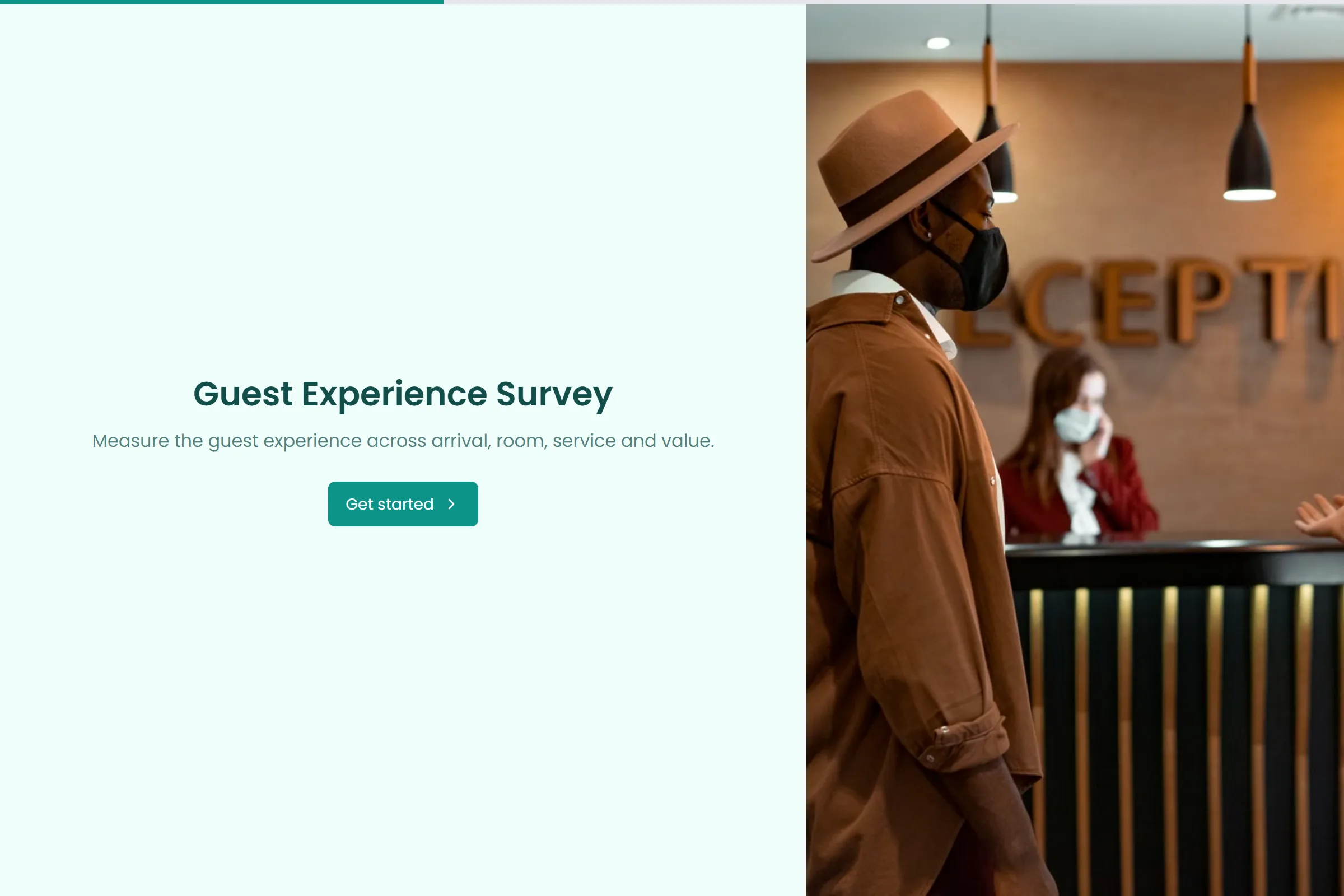 Guest Experience Survey template preview