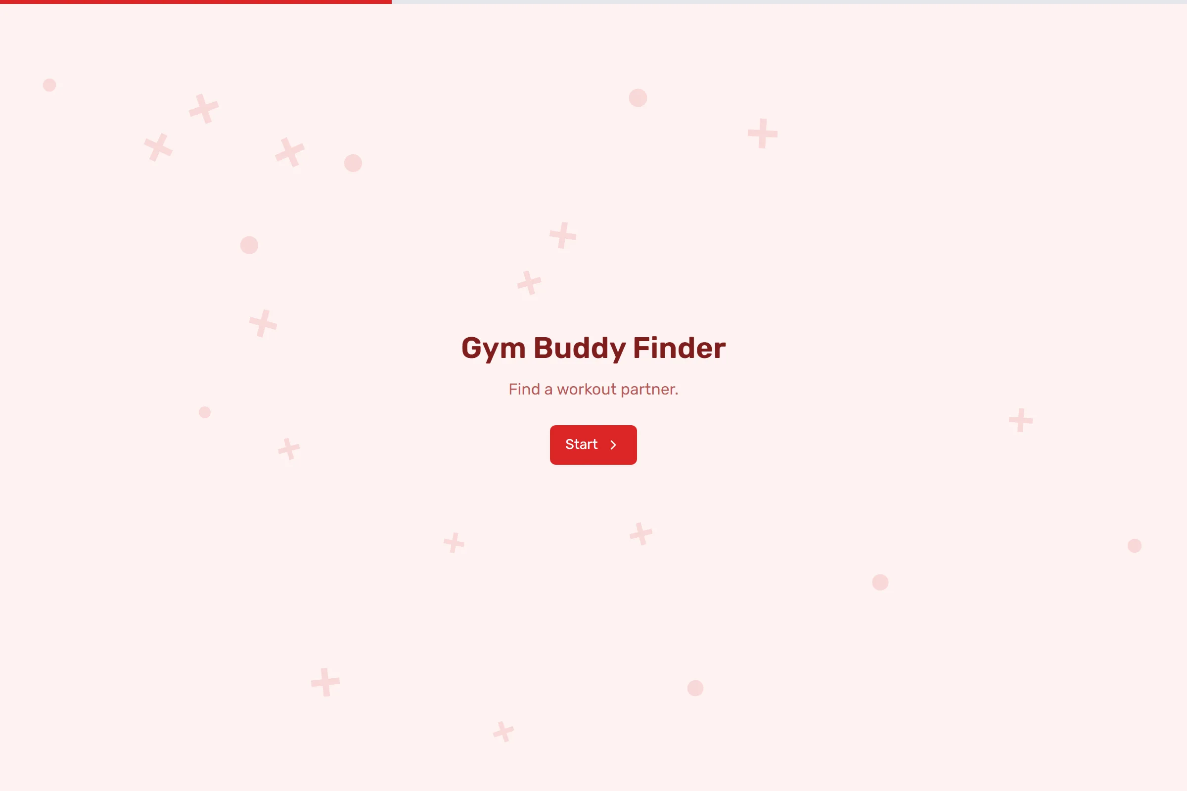 Gym Buddy Finder template preview