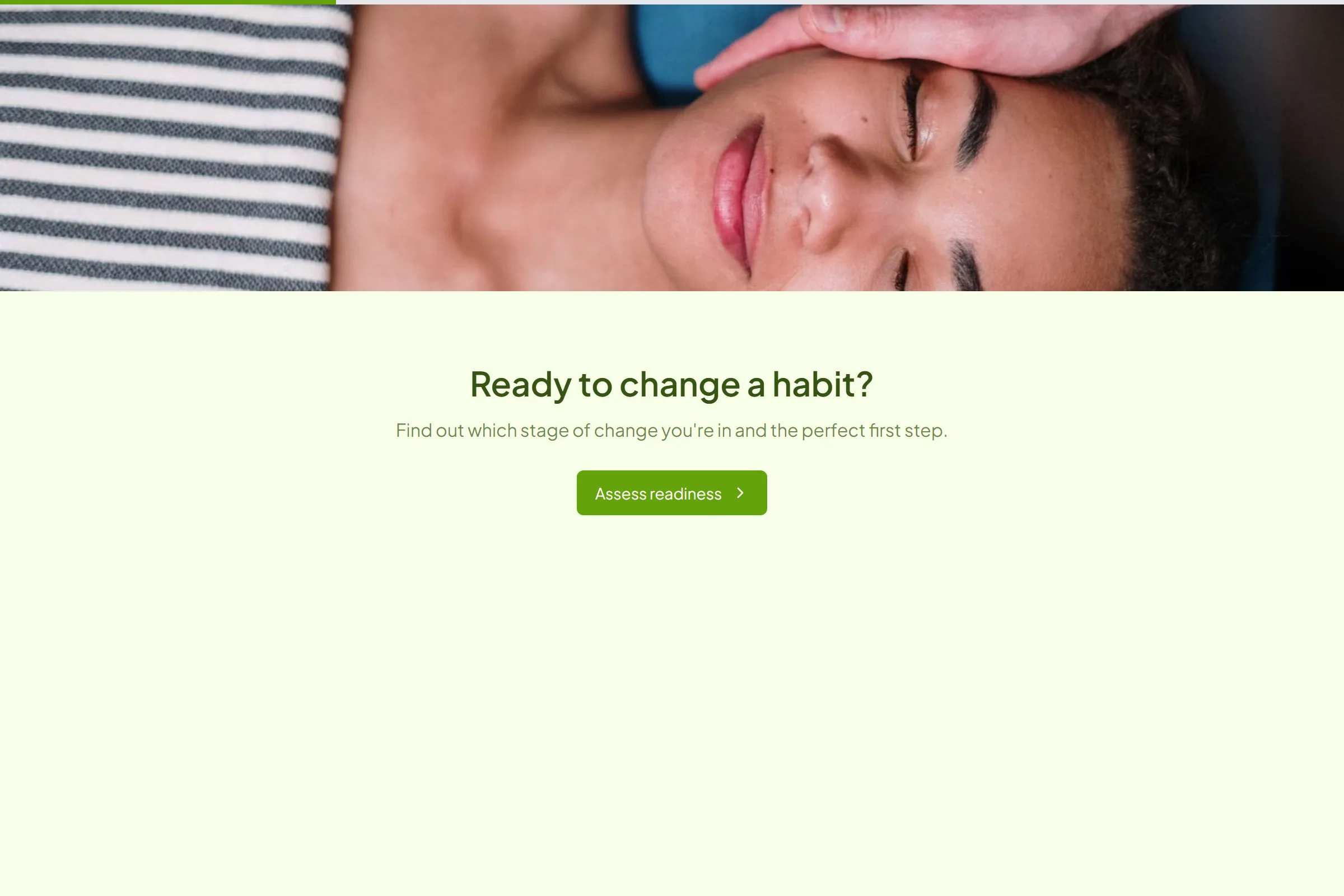 Habit-Change Readiness Assessment template preview