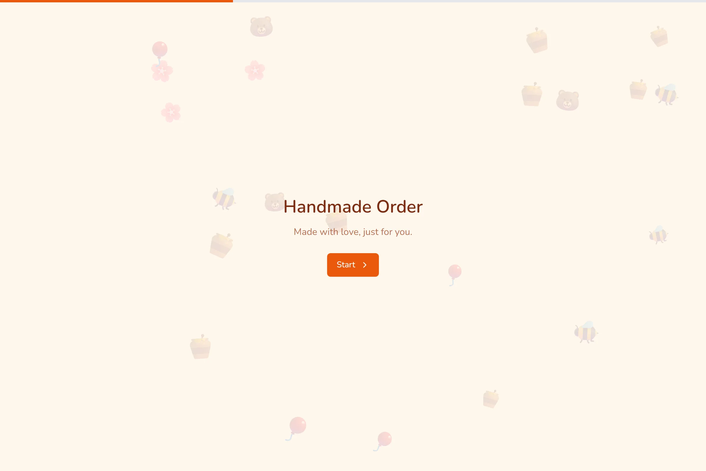 Handmade Order template preview