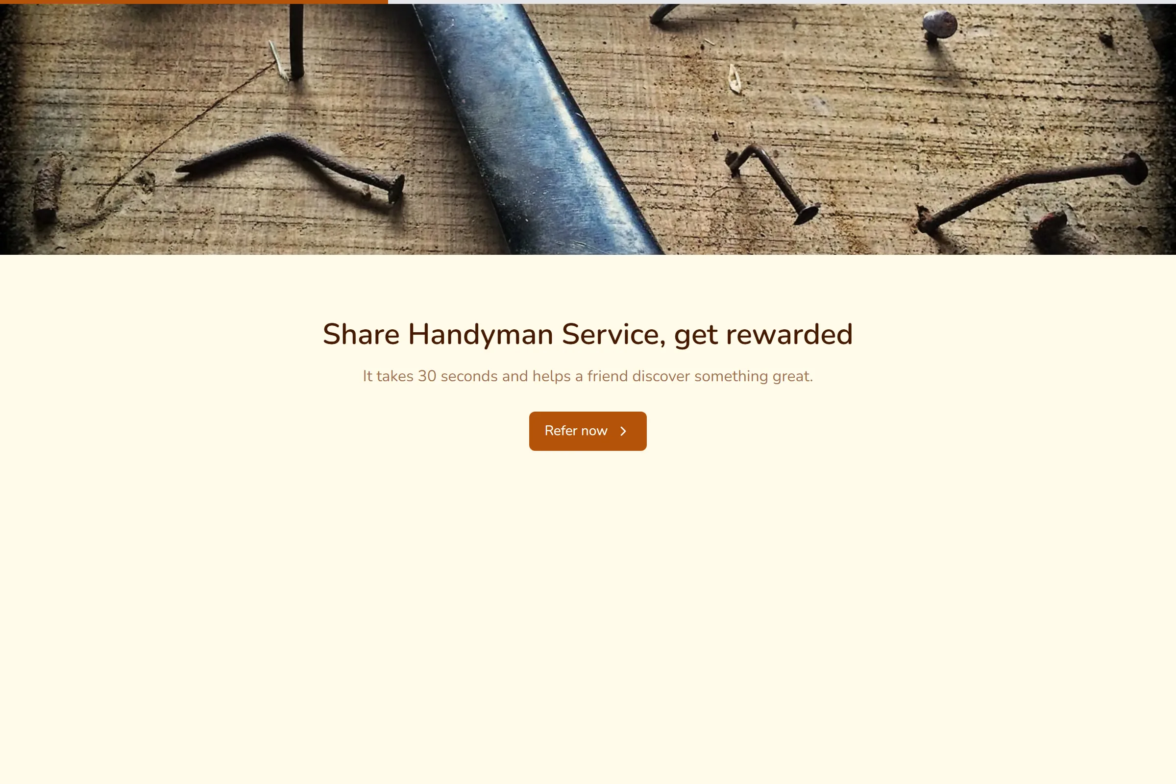Handyman Service Referral Form template preview