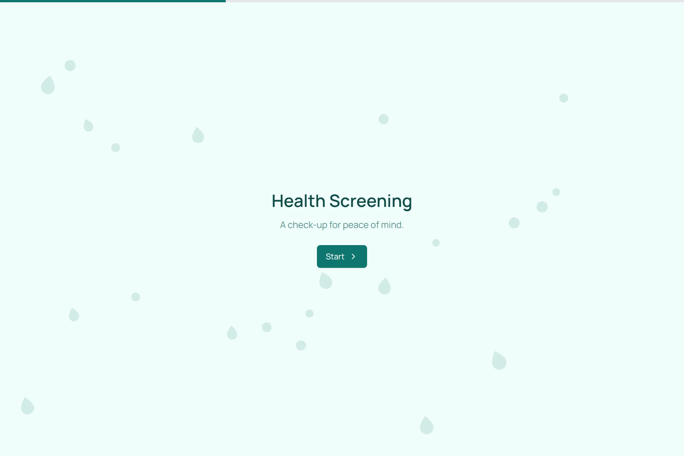 Health Screening template preview